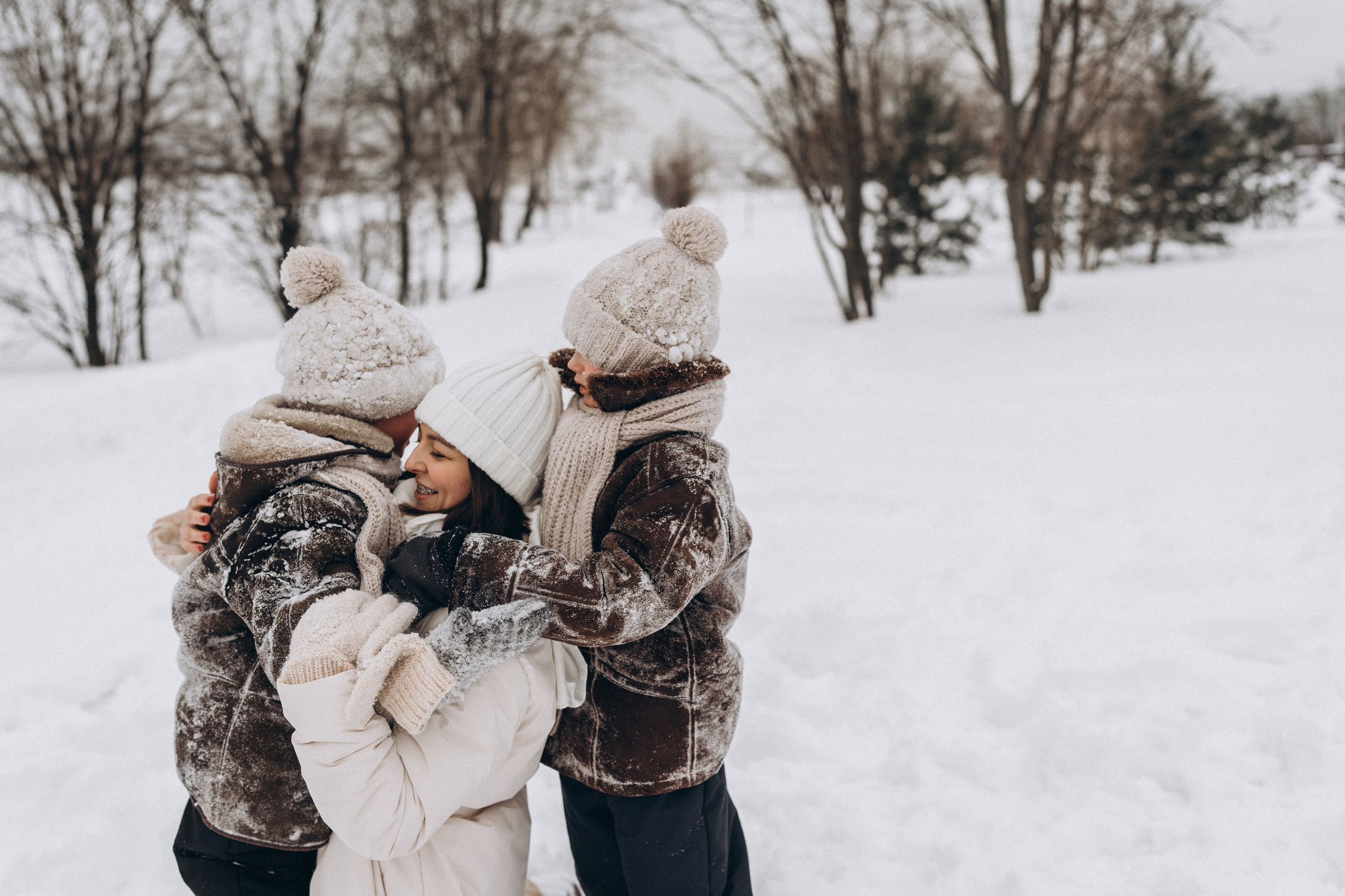 Зимняя семейная фотосессия. Детский, семейный и ньюборн фотограф в Москве Юлия Шуарт