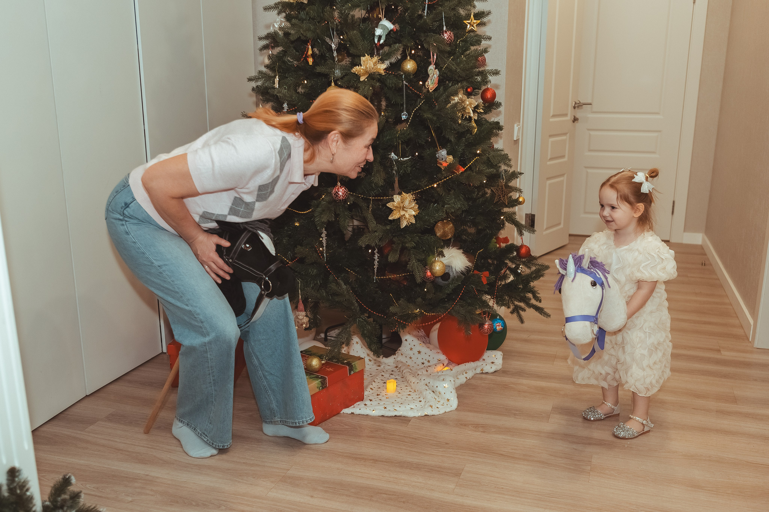 Новый год в кругу семьи (домашняя съемка). Вера Соколова фотограф Воронеж