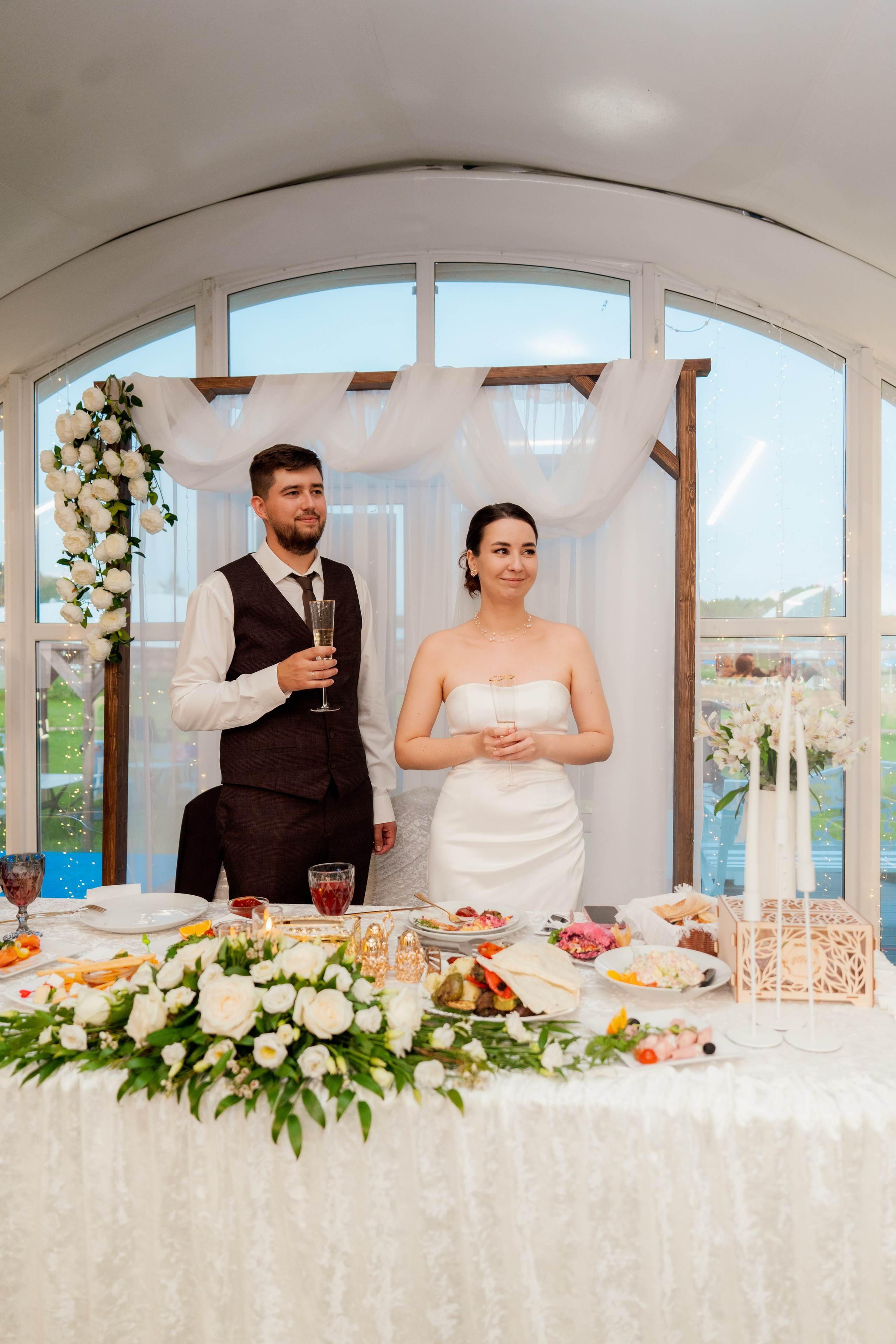 Влад и Наталья. Свадебный банкет. Свадебный фотограф Москва
