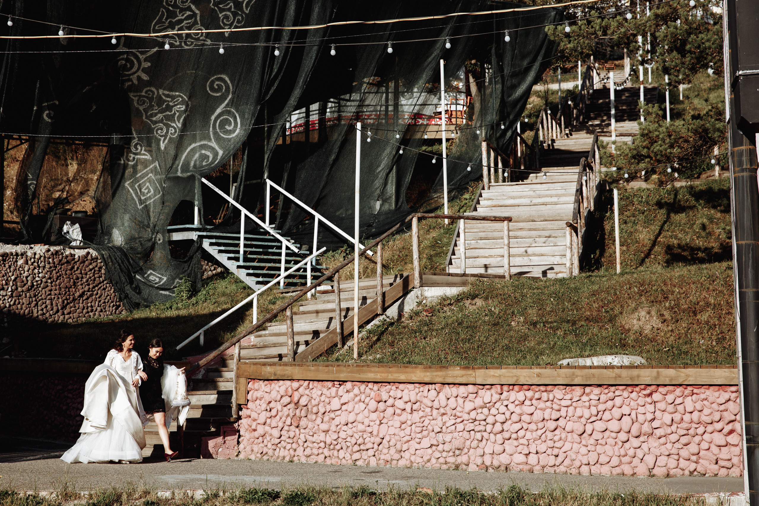 Айгерим и Бенджамин. Алматы. Qazaq Auyl. Свадебный фотограф в Алматы Николай Киреев