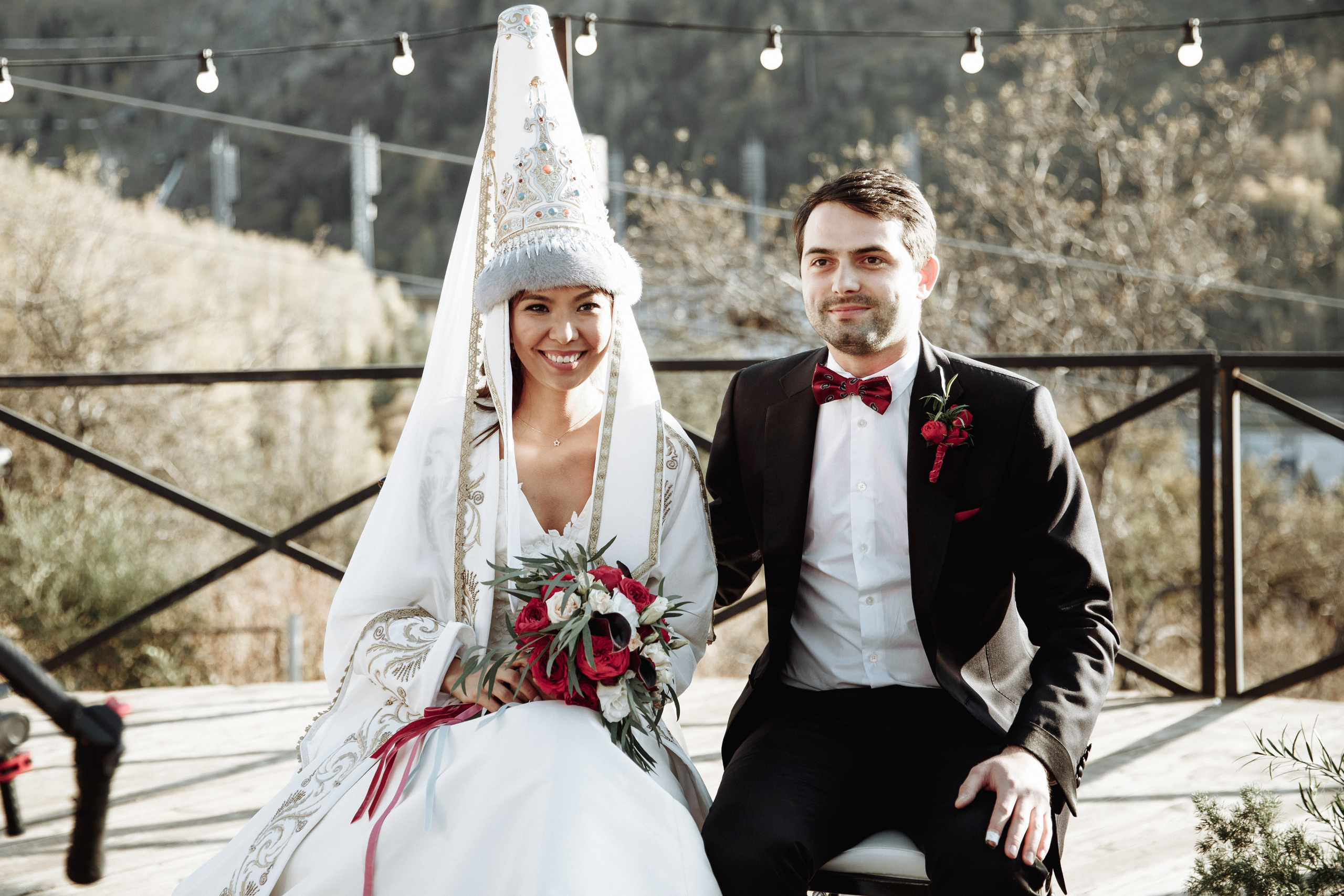 Айгерим и Бенджамин. Алматы. Qazaq Auyl. Свадебный фотограф в Алматы Николай Киреев