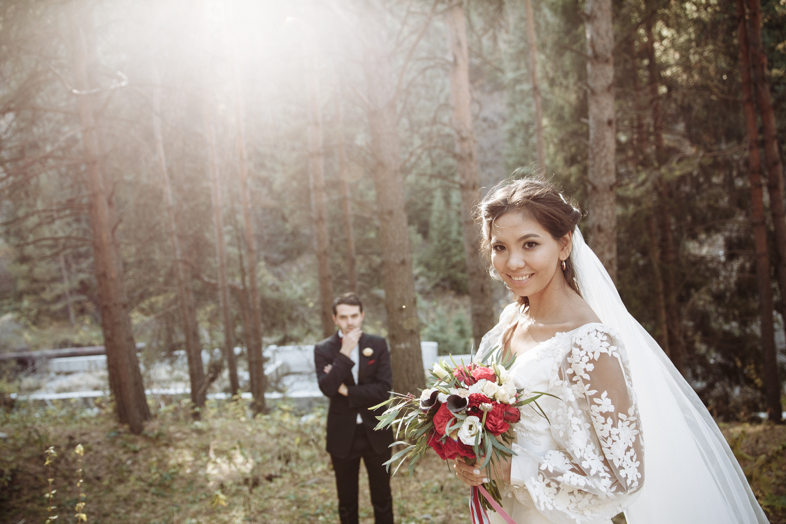 Айгерим и Бенджамин. Алматы. Qazaq Auyl. Свадебный фотограф в Алматы Николай Киреев