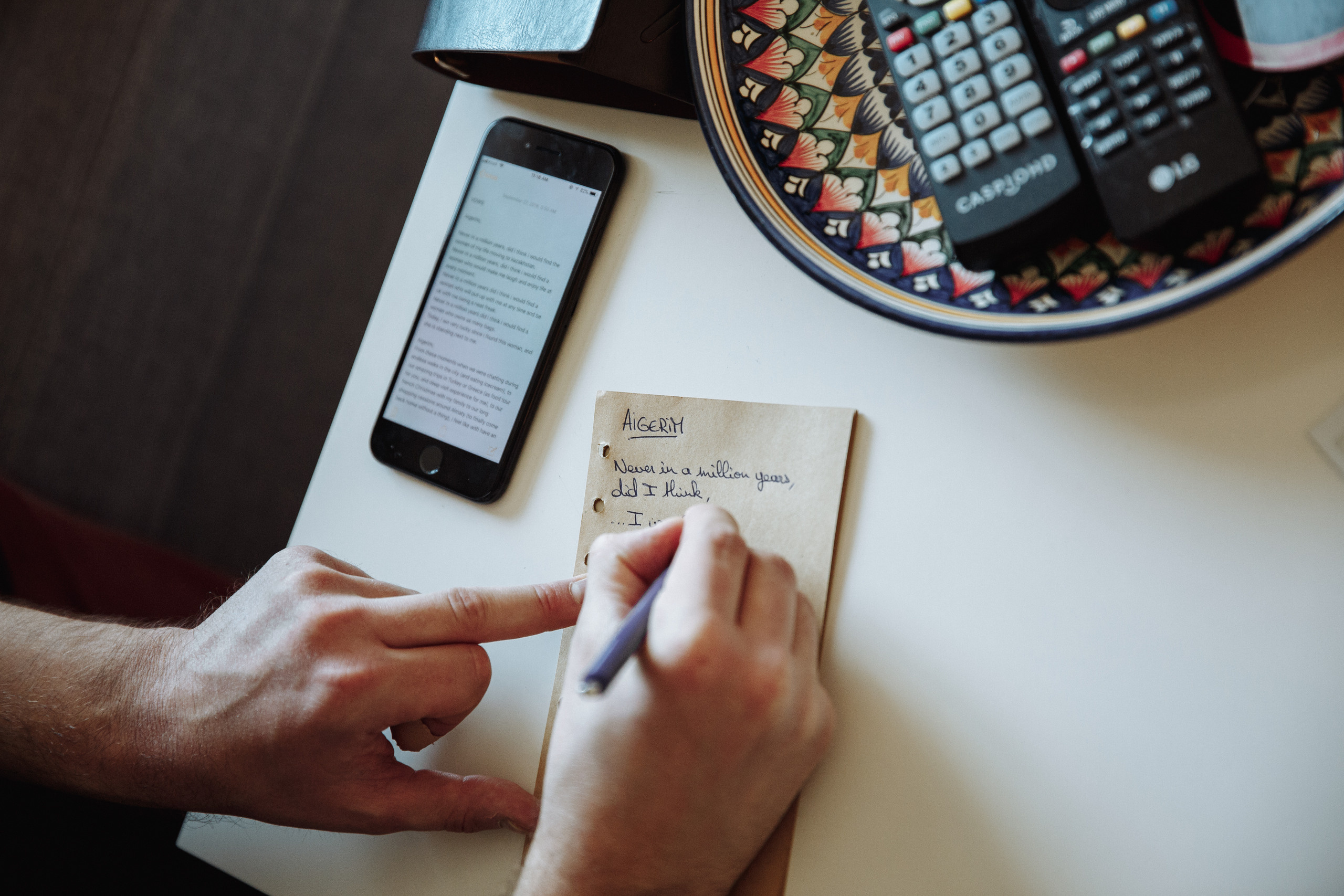 Письма друг другу на свадьбе