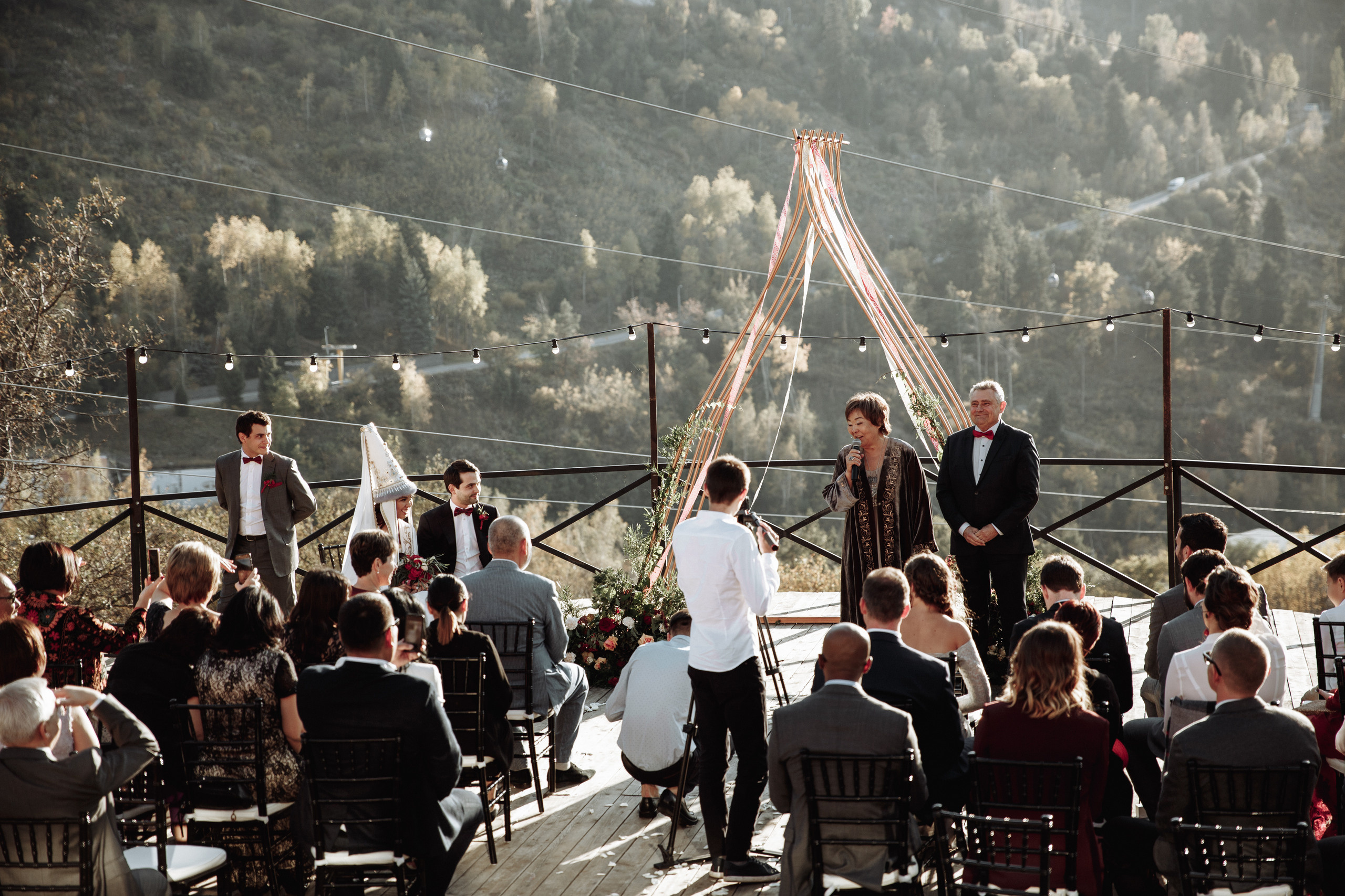 Айгерим и Бенджамин. Алматы. Qazaq Auyl. Свадебный фотограф в Алматы Николай Киреев