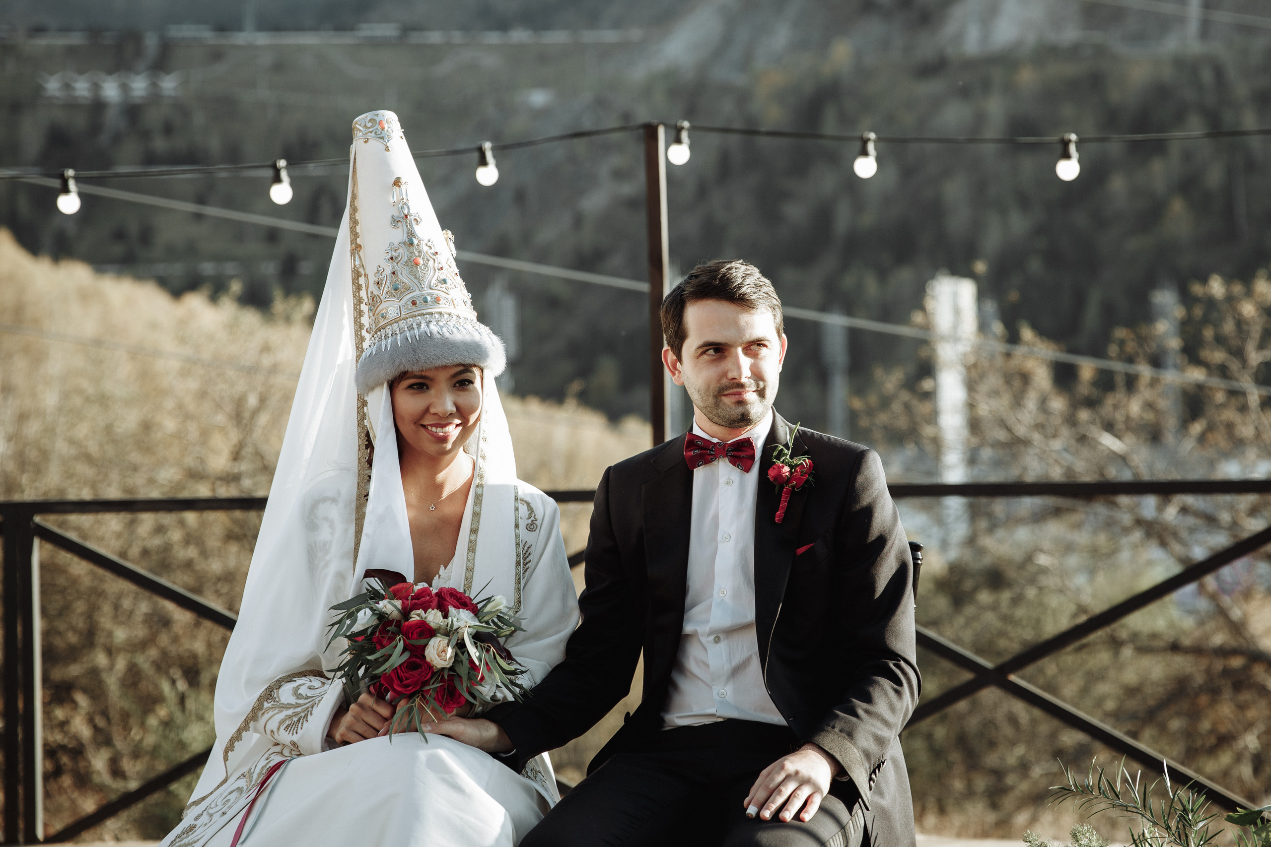 Айгерим и Бенджамин. Алматы. Qazaq Auyl. Свадебный фотограф в Алматы Николай Киреев