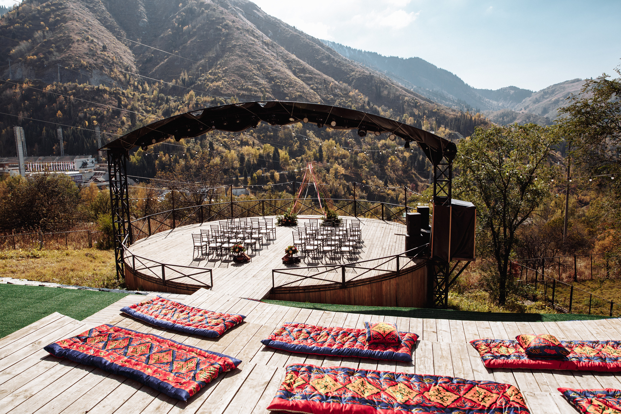 Айгерим и Бенджамин. Алматы. Qazaq Auyl. Свадебный фотограф в Алматы Николай Киреев