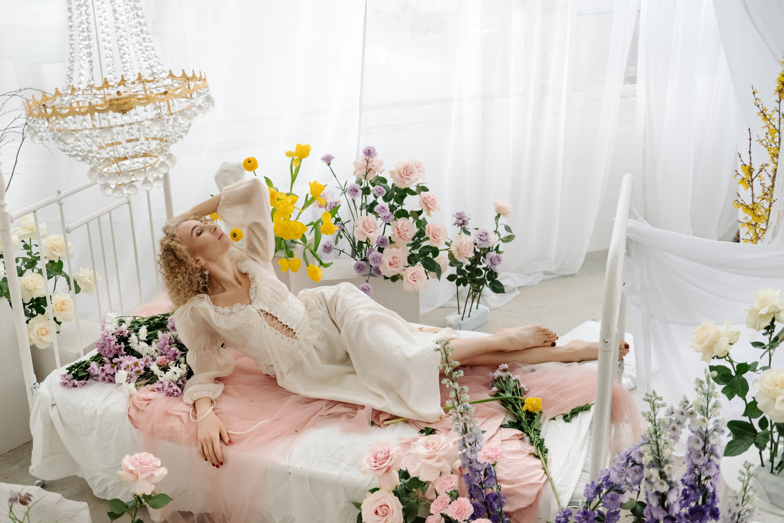 Индивидуальная. Цветочное настроение. Свадебный и сеейный фотограф в Санкт-Петербурге Елена Худякова