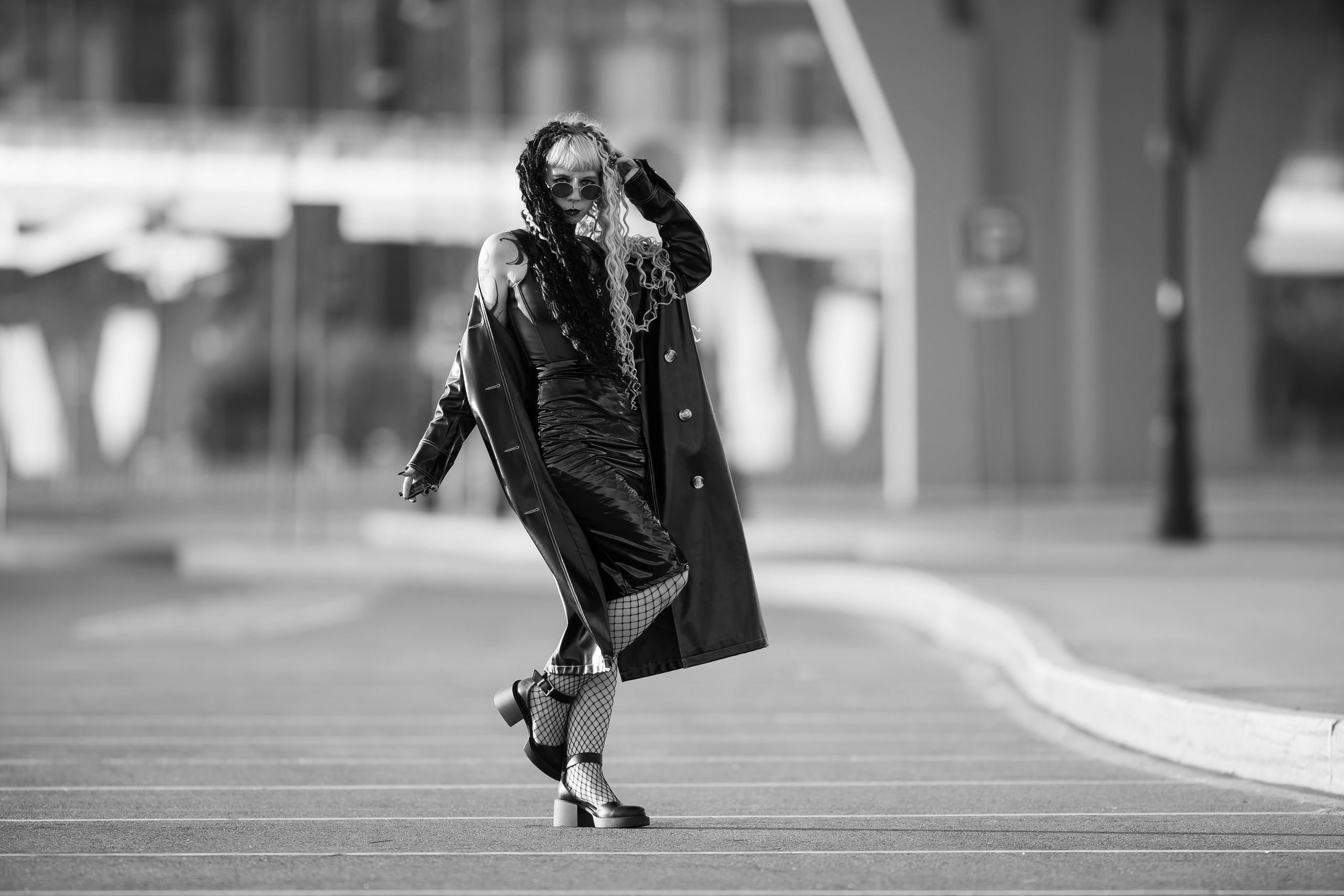 Оля. Паркинг. Портретный фотограф в Санкт-Петербурге Александр Быстрицкий