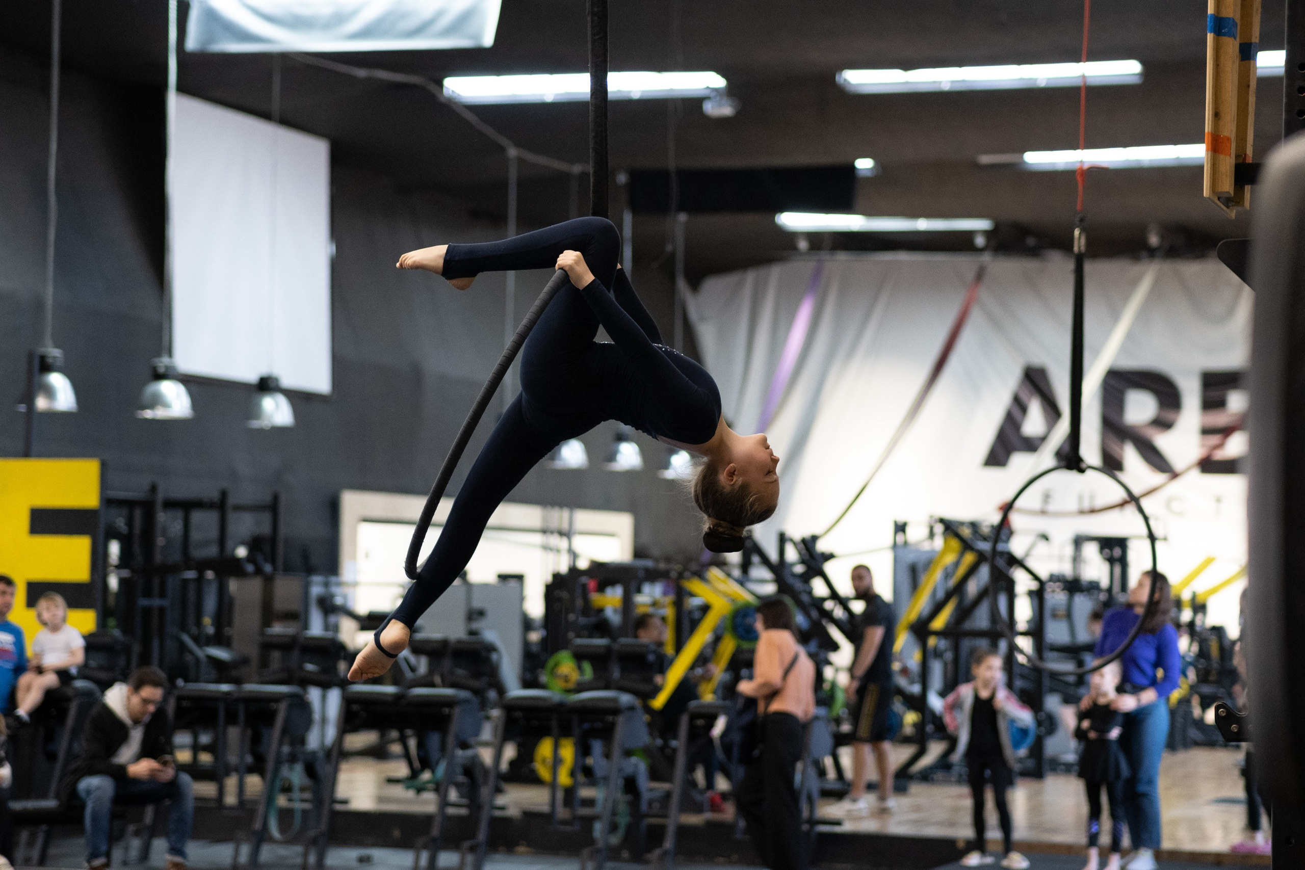 Внутриклубные соревнования по воздушной гимнастике 02.04.23