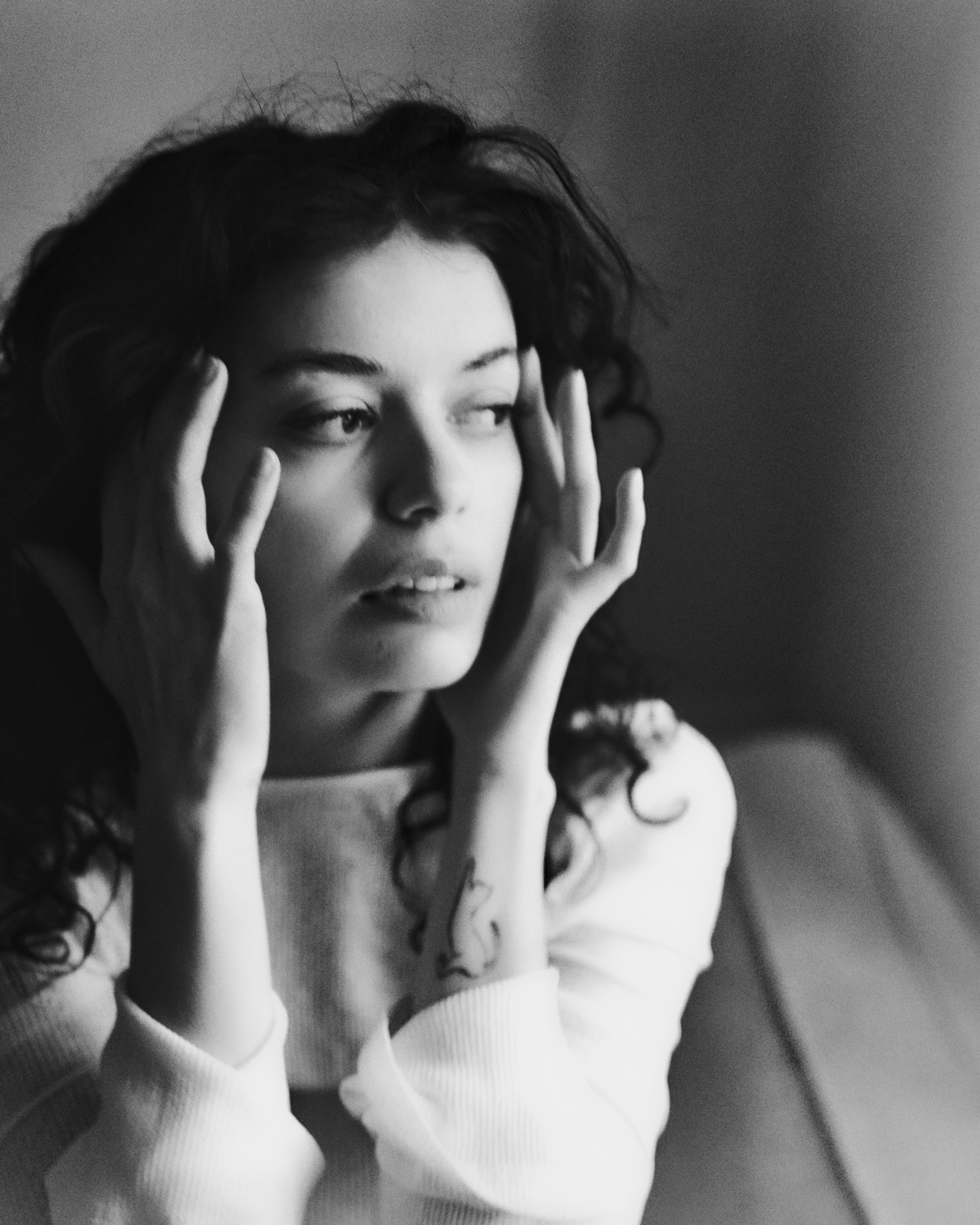Фотосессия. Женский портрет. Черно-белая кино-эстетика