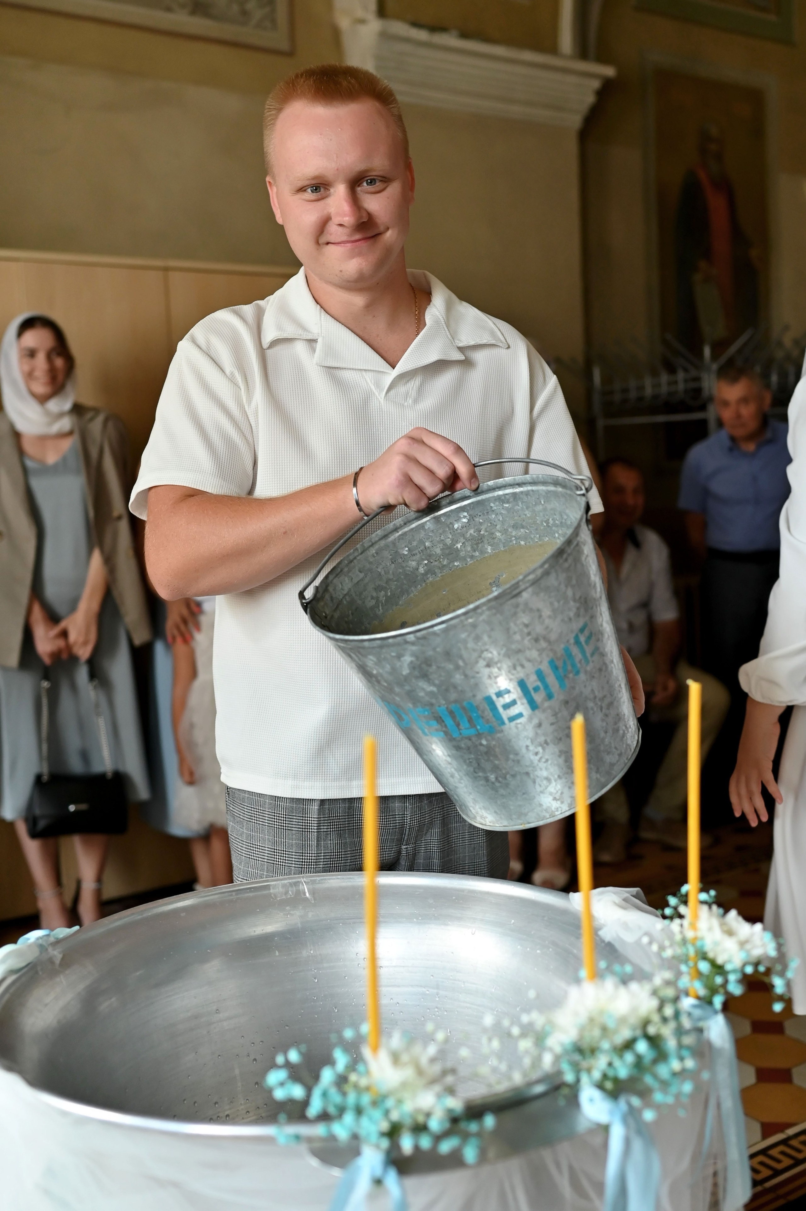 Крещение Савелия. Семейный фотограф в г. Воскресенск Наталия Молева