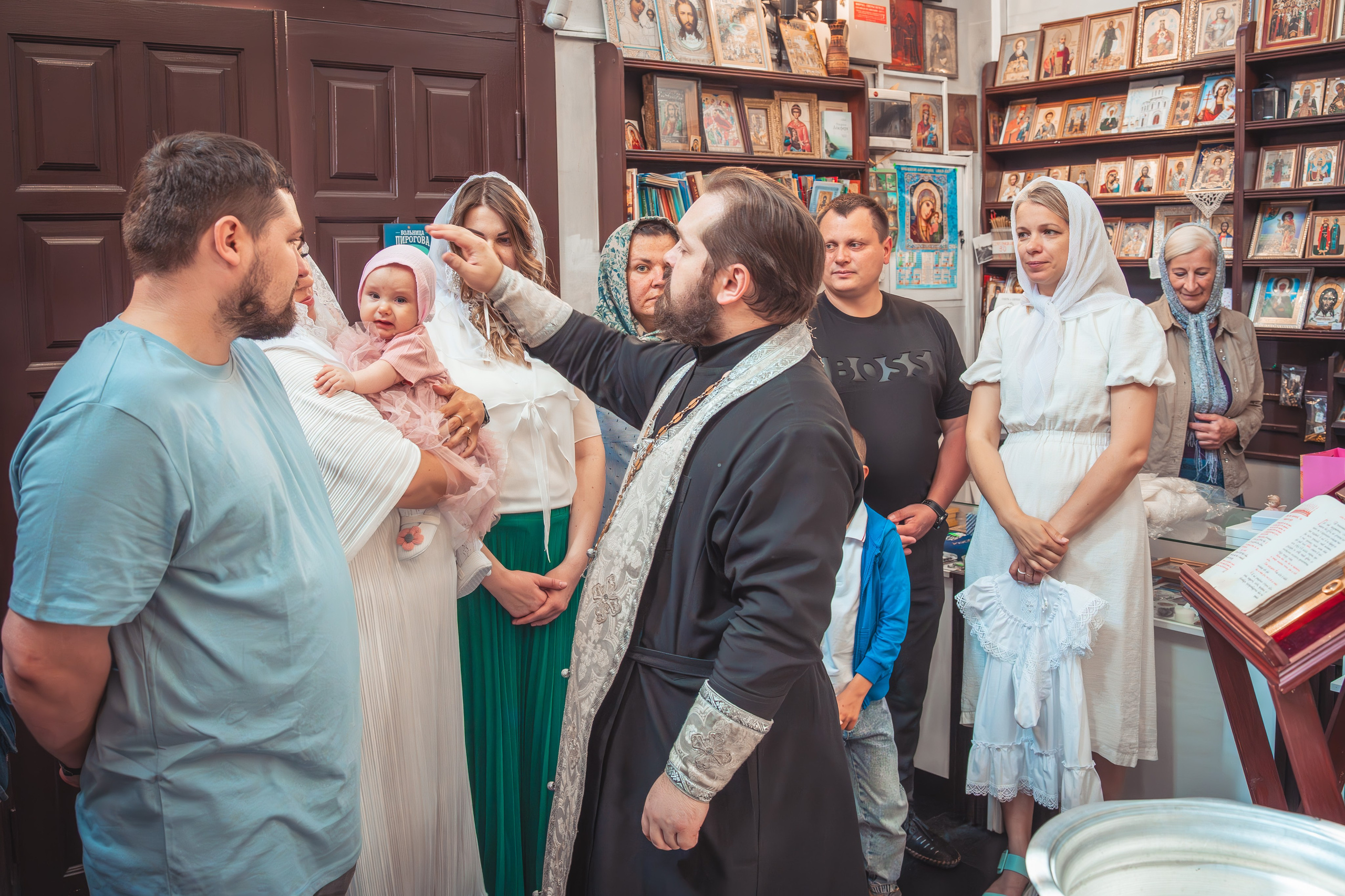 Крещение Анастасии в храме Михаила Тверского. Фотограф Евгений Егоров