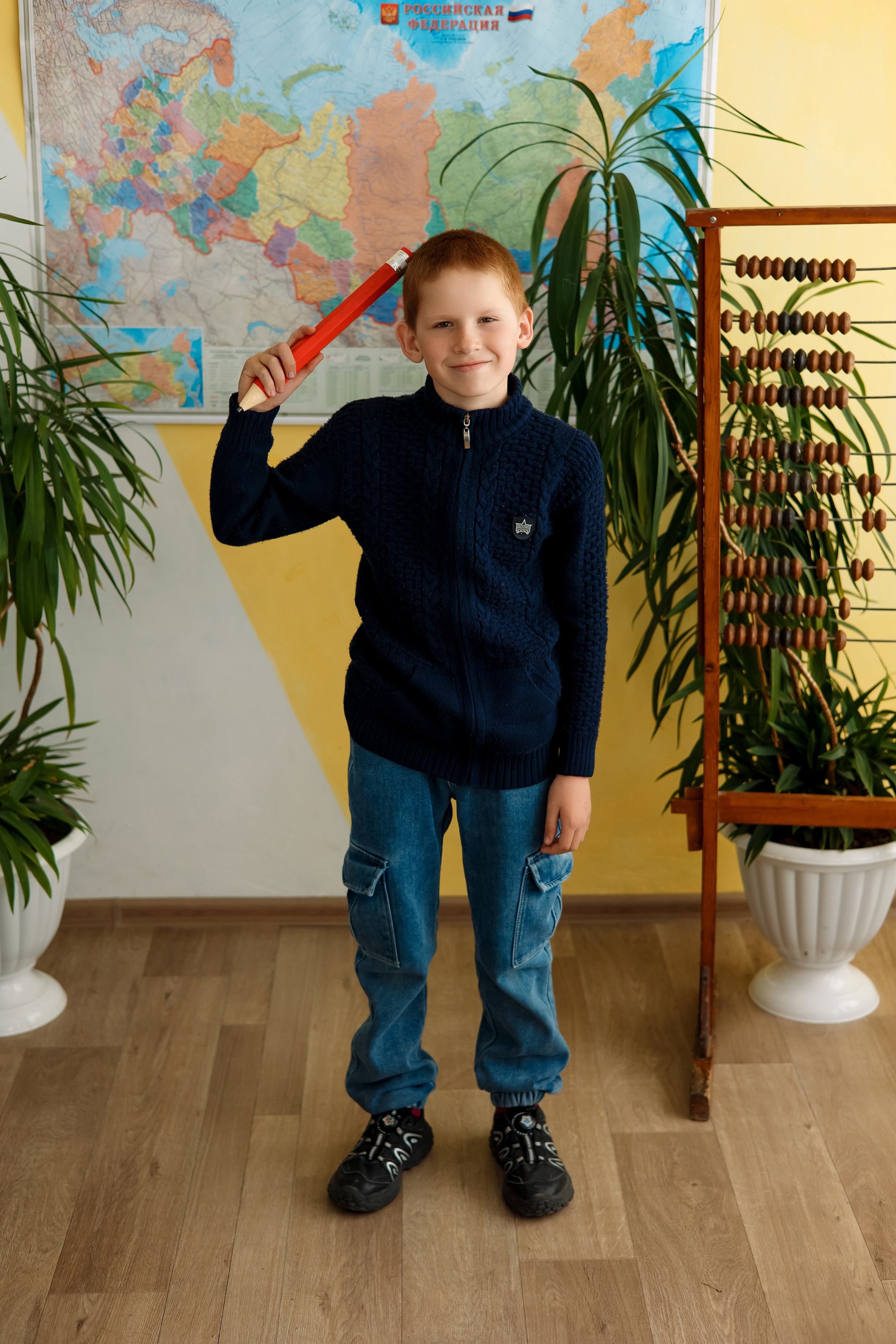 4 класс с. Барабаш. Фотограф Любовь Корниенко, Примоский край