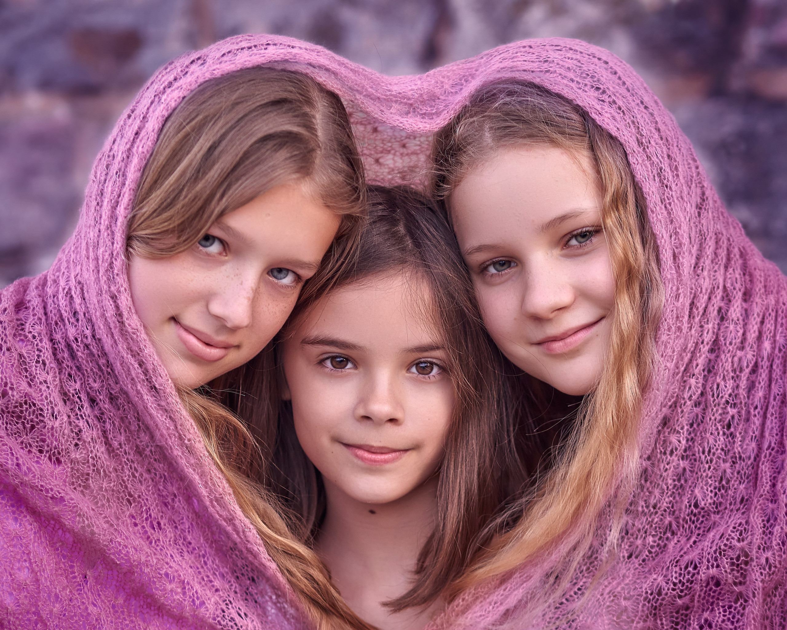 Цветущая глициния в старом городе, Будва