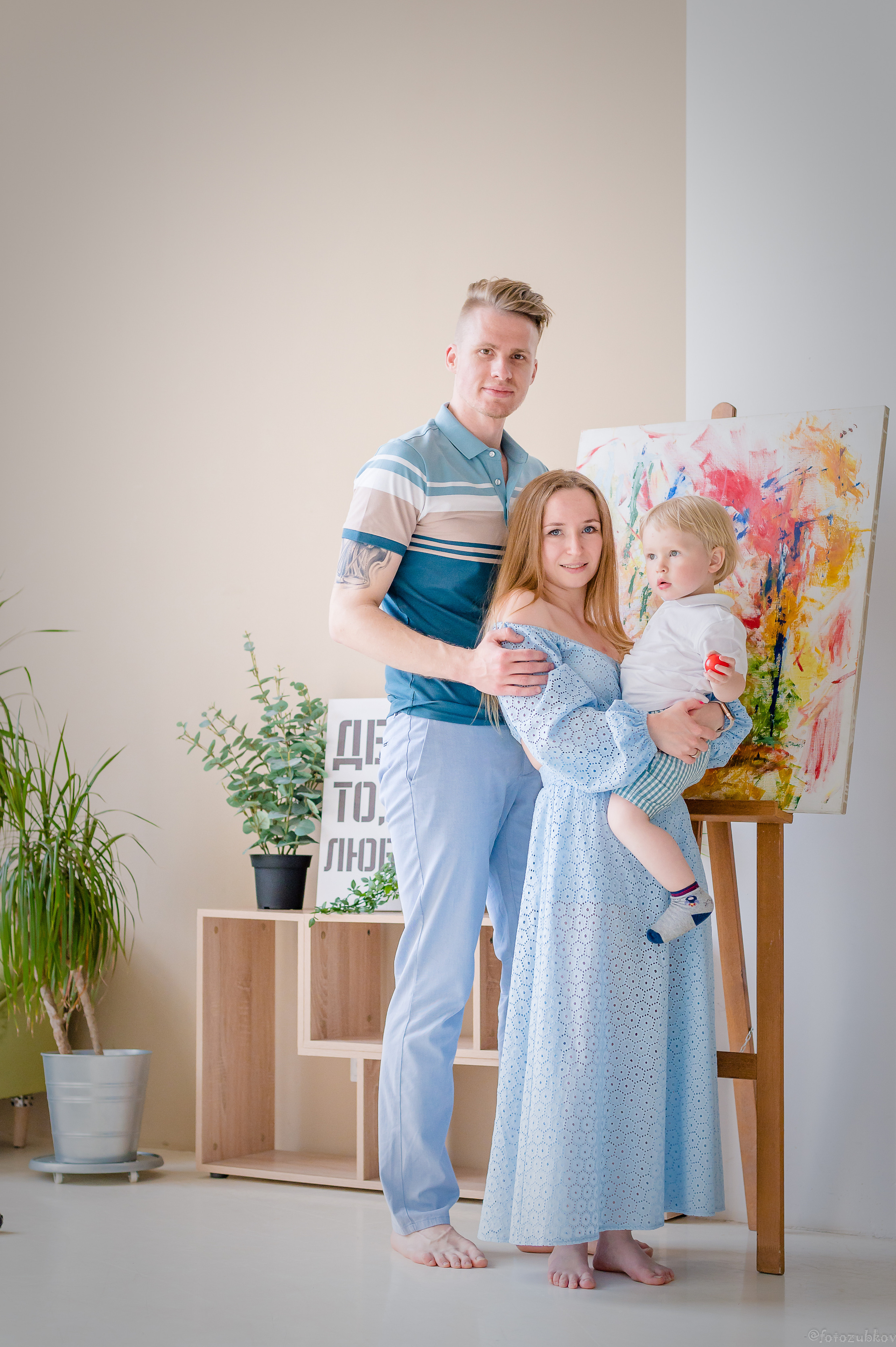 Семейная фотосессия в Москве. Портретный фотограф в Москве Александр Зубков