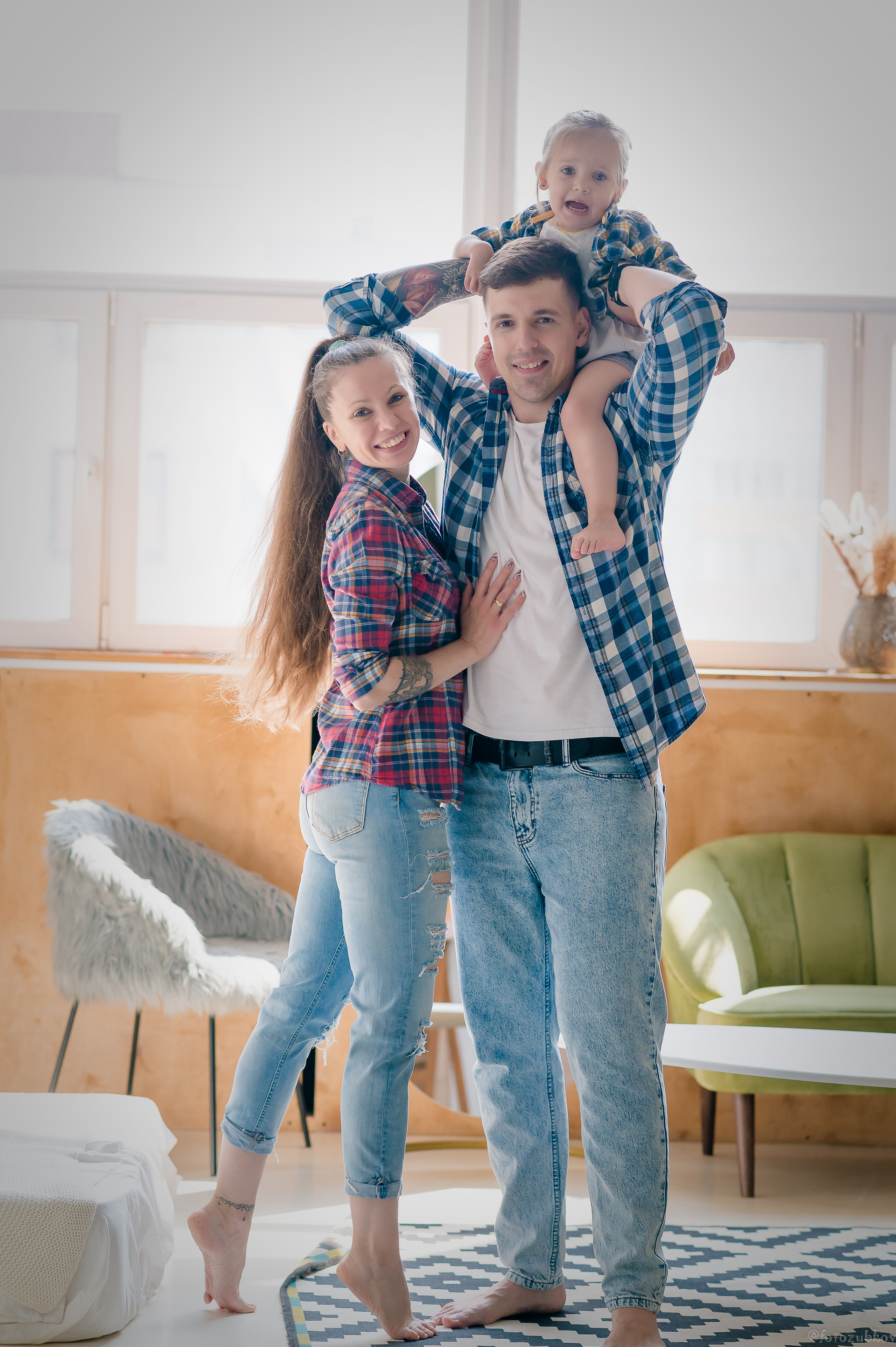 Семейная фотосессия в Москве. Портретный фотограф в Москве Александр Зубков