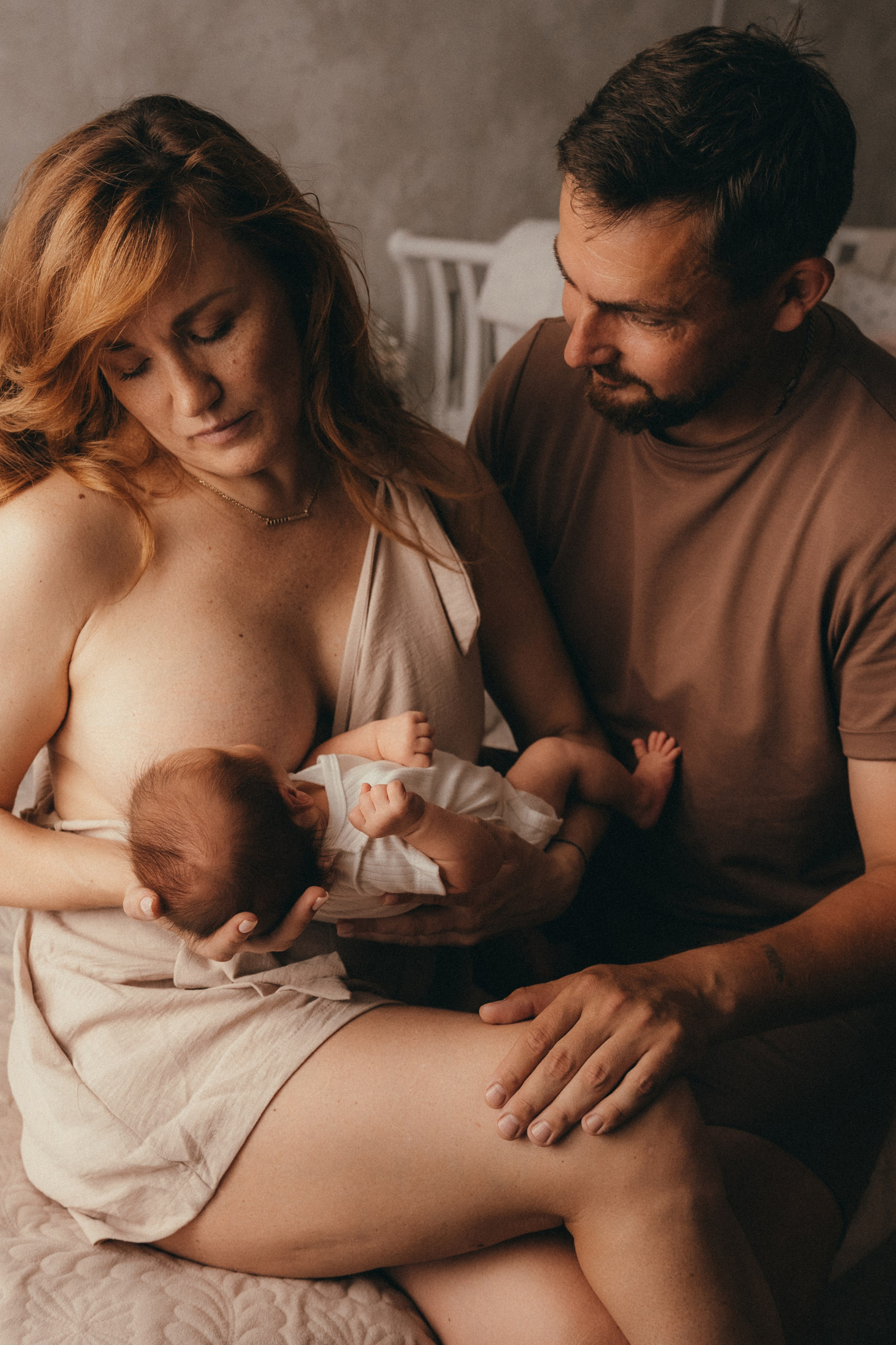 Андрей, Кристина, Мишель. Семейный фотограф • Домашние съемки в Нижнем Новгороде