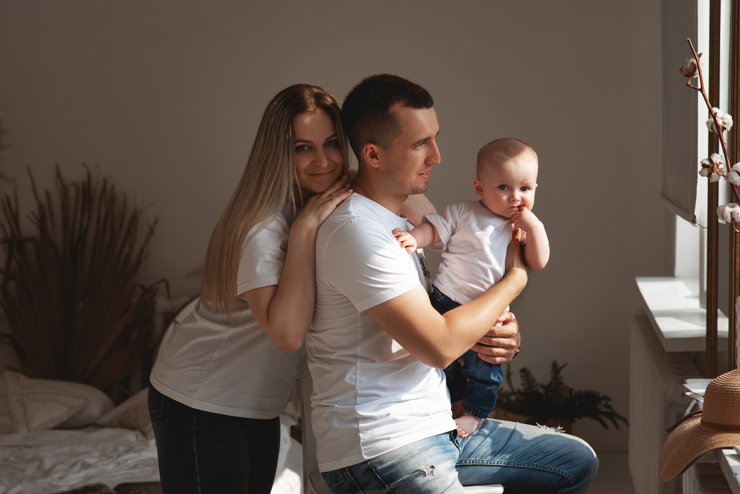 Семейная фотосессия Полина Игорь Богдан. Семейный фотограф в Южно-Сахалинске Анастасия Лимарева