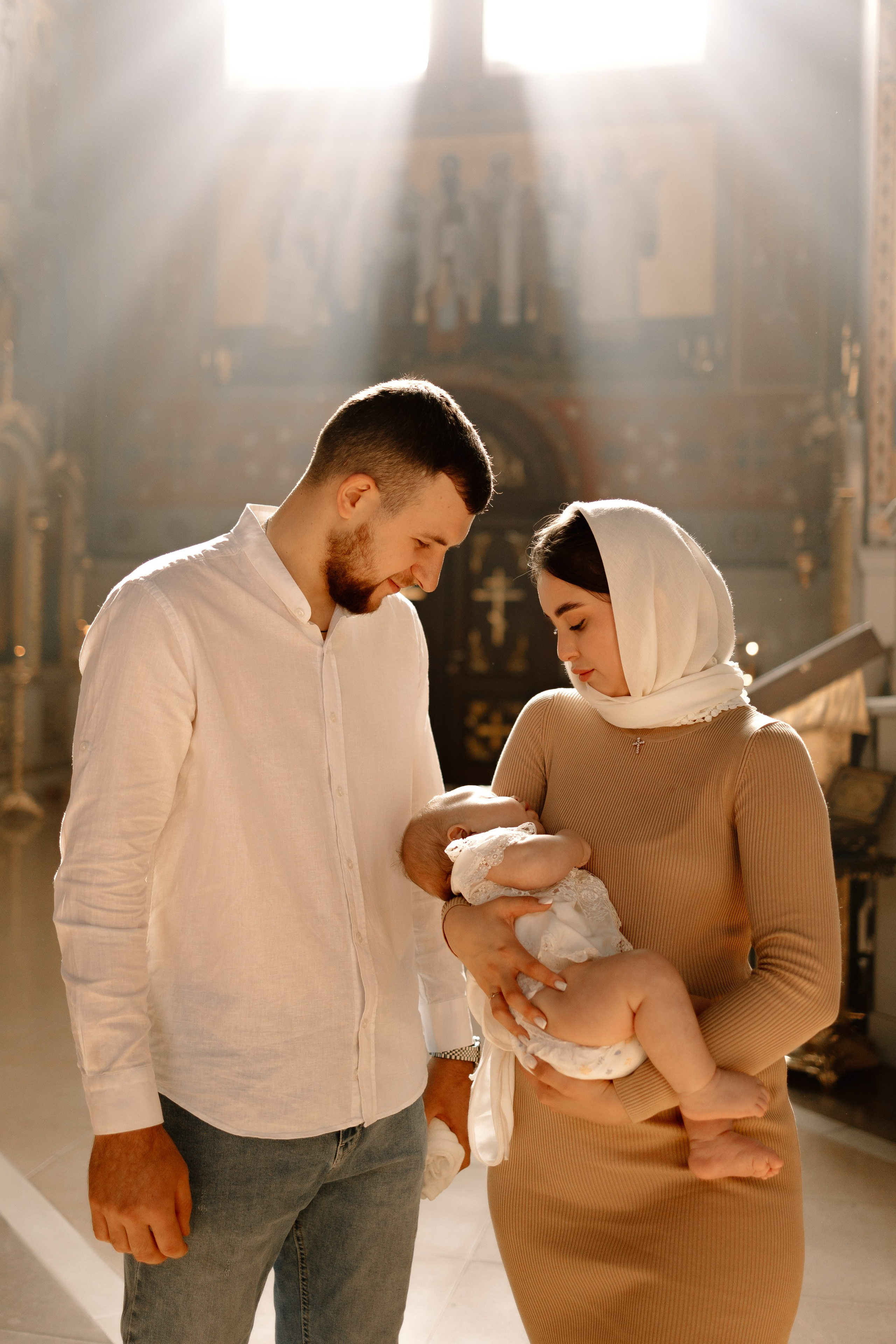 Таинство крещения Миланы. Семейный фотограф в Краснодаре Храмова Анна