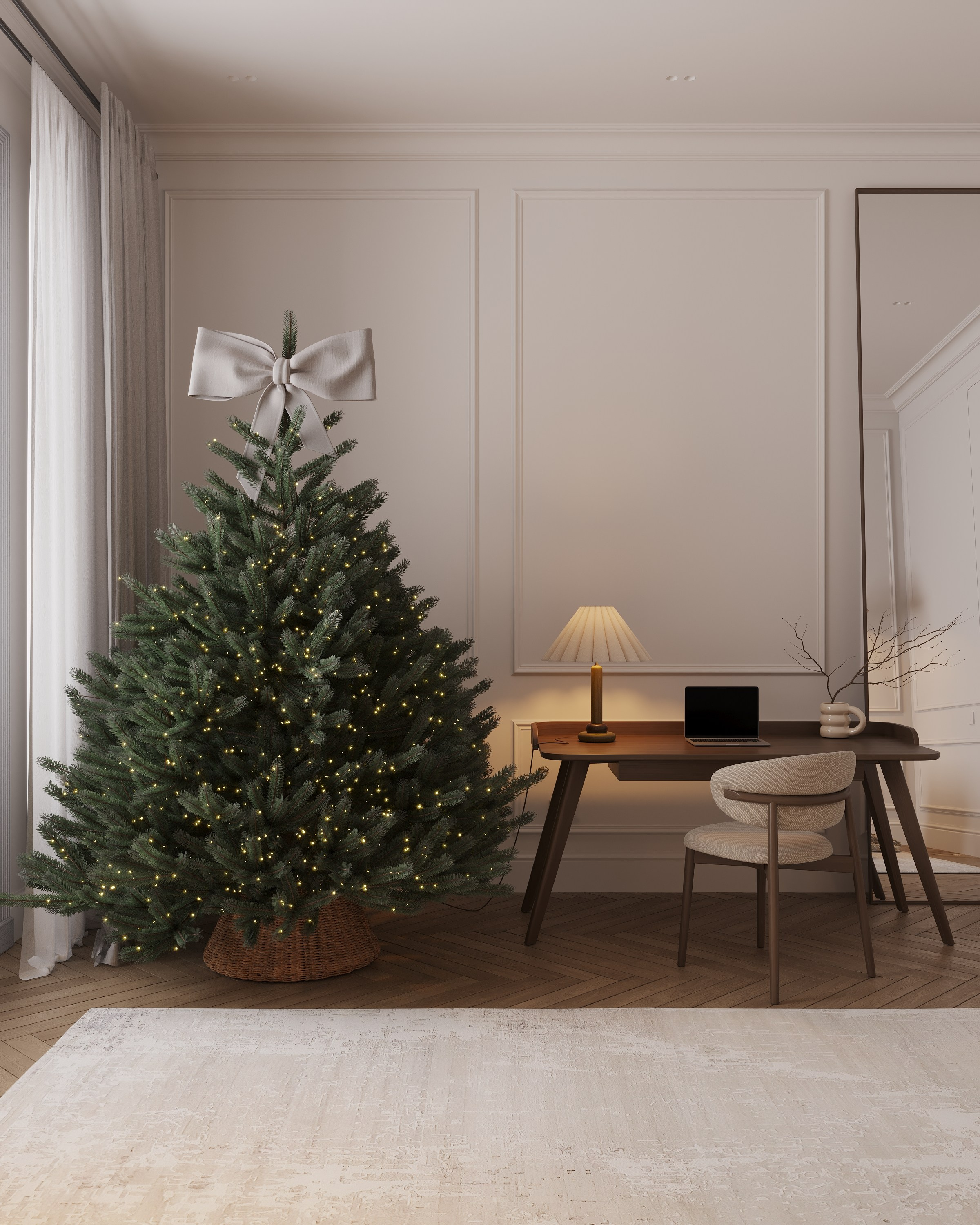 WINTER OFFICE. 3d визуализатор Анастасия Науменко