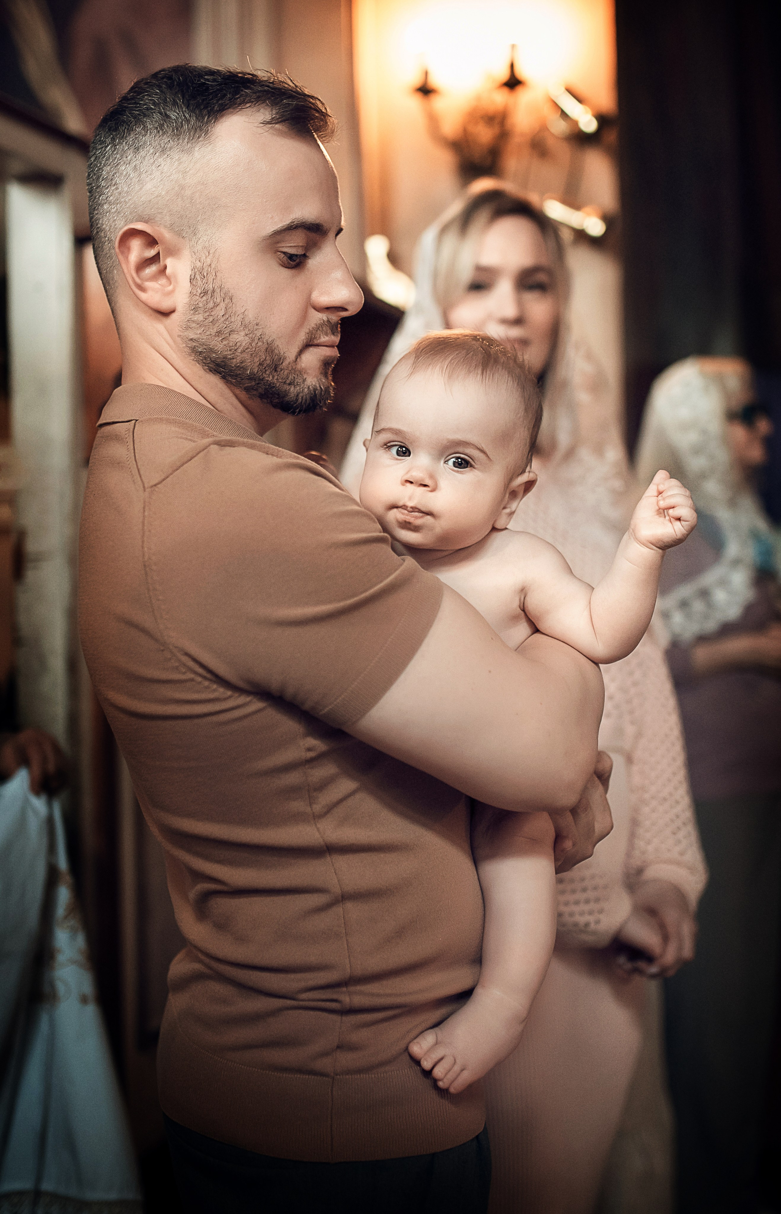 Фотосессия крещения в Москве