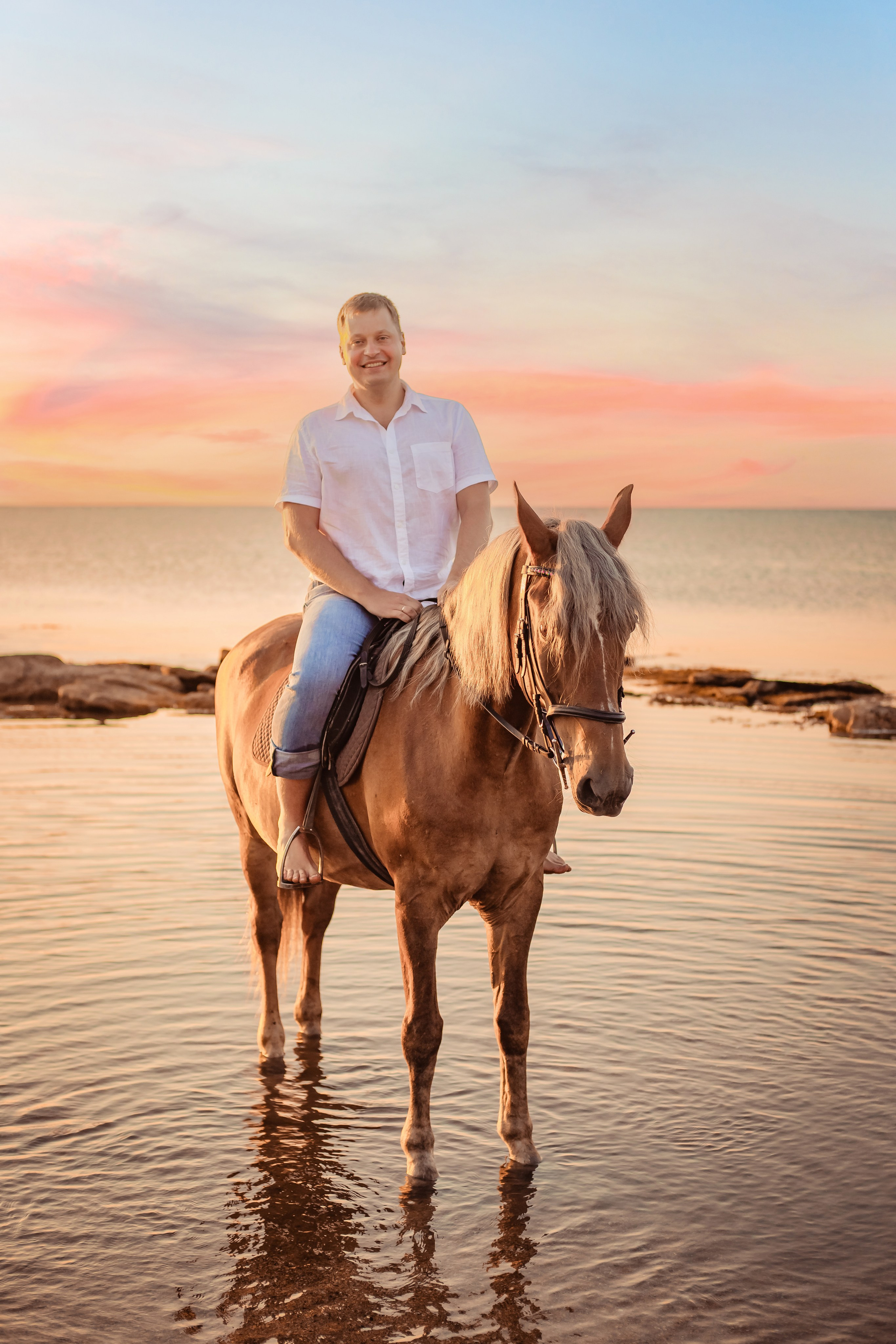 Фотосессия на море с лошадью. Фотограф в Феодосии Наталья Булгакова