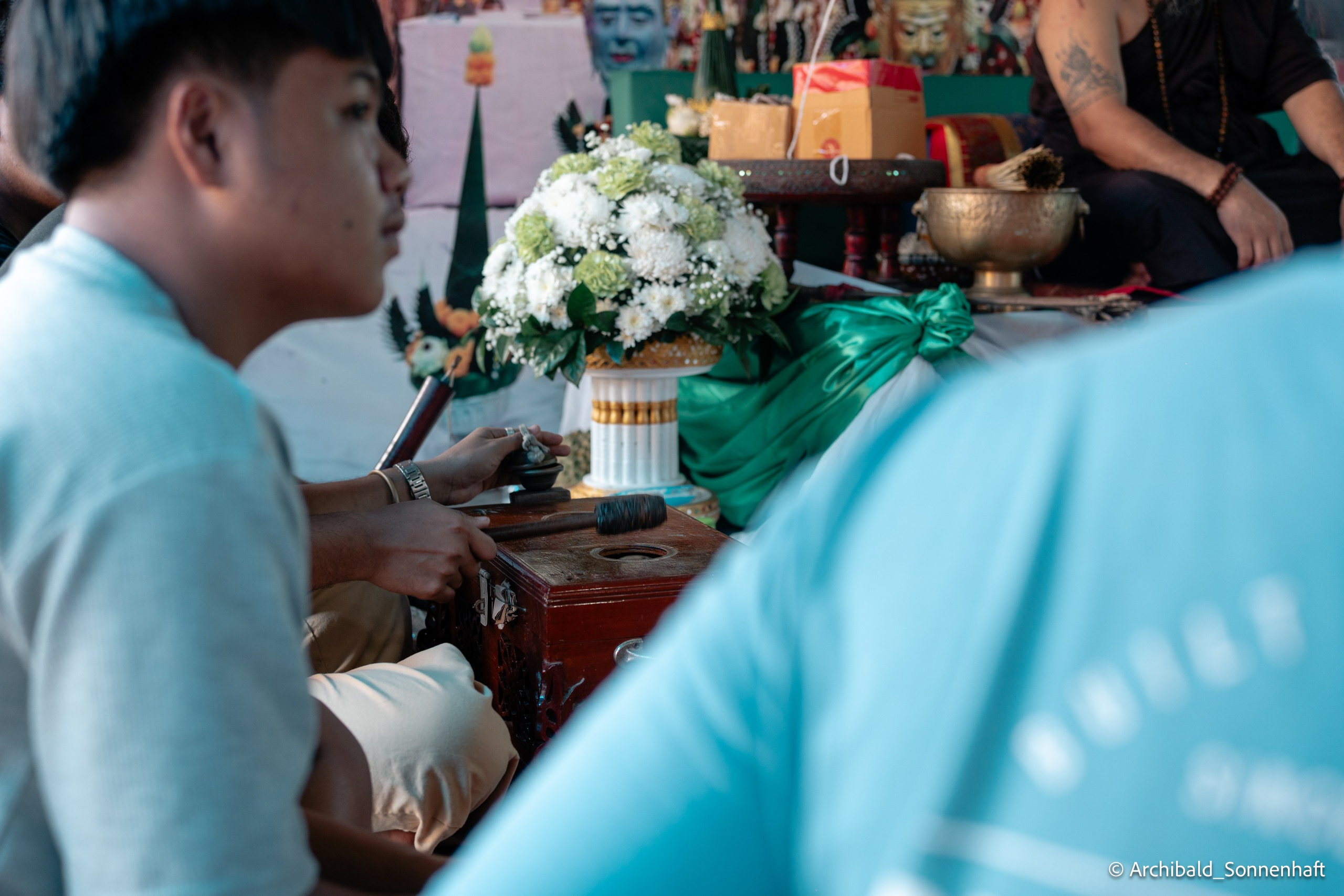 Thai monk. Photographer in Guangzhou, China. Archibald Sonnenhaft