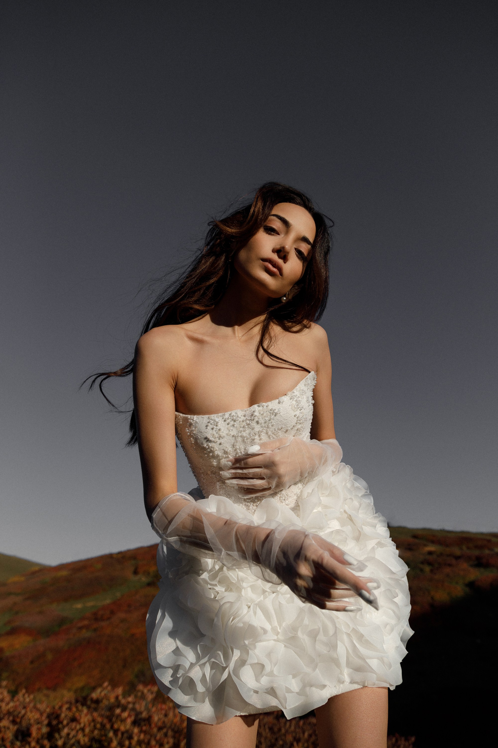 Свадьба в горах на закате