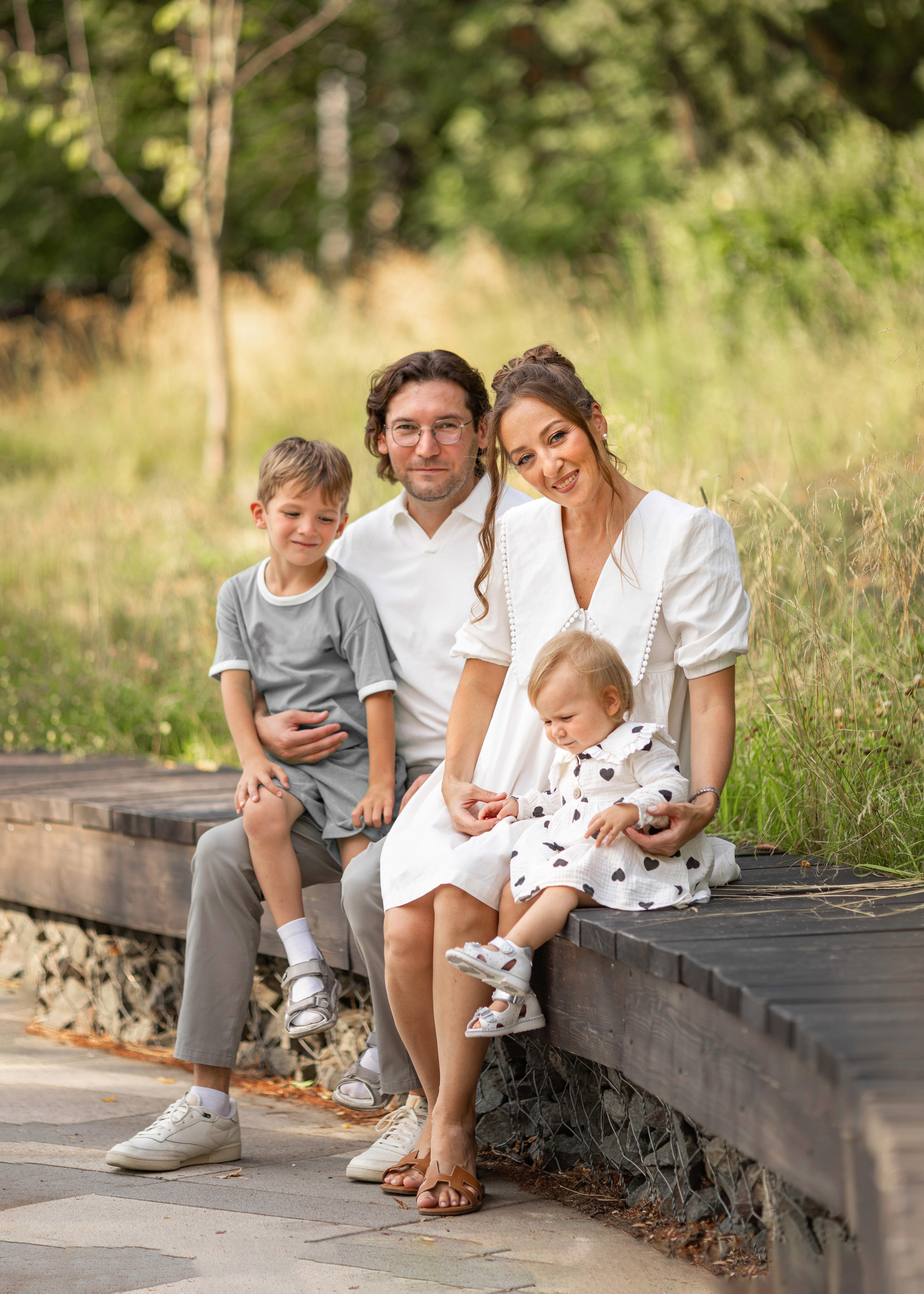 Гузель, Ренат, Тимур и Камилла. Семейный фотограф В Москве Александра Дейкун