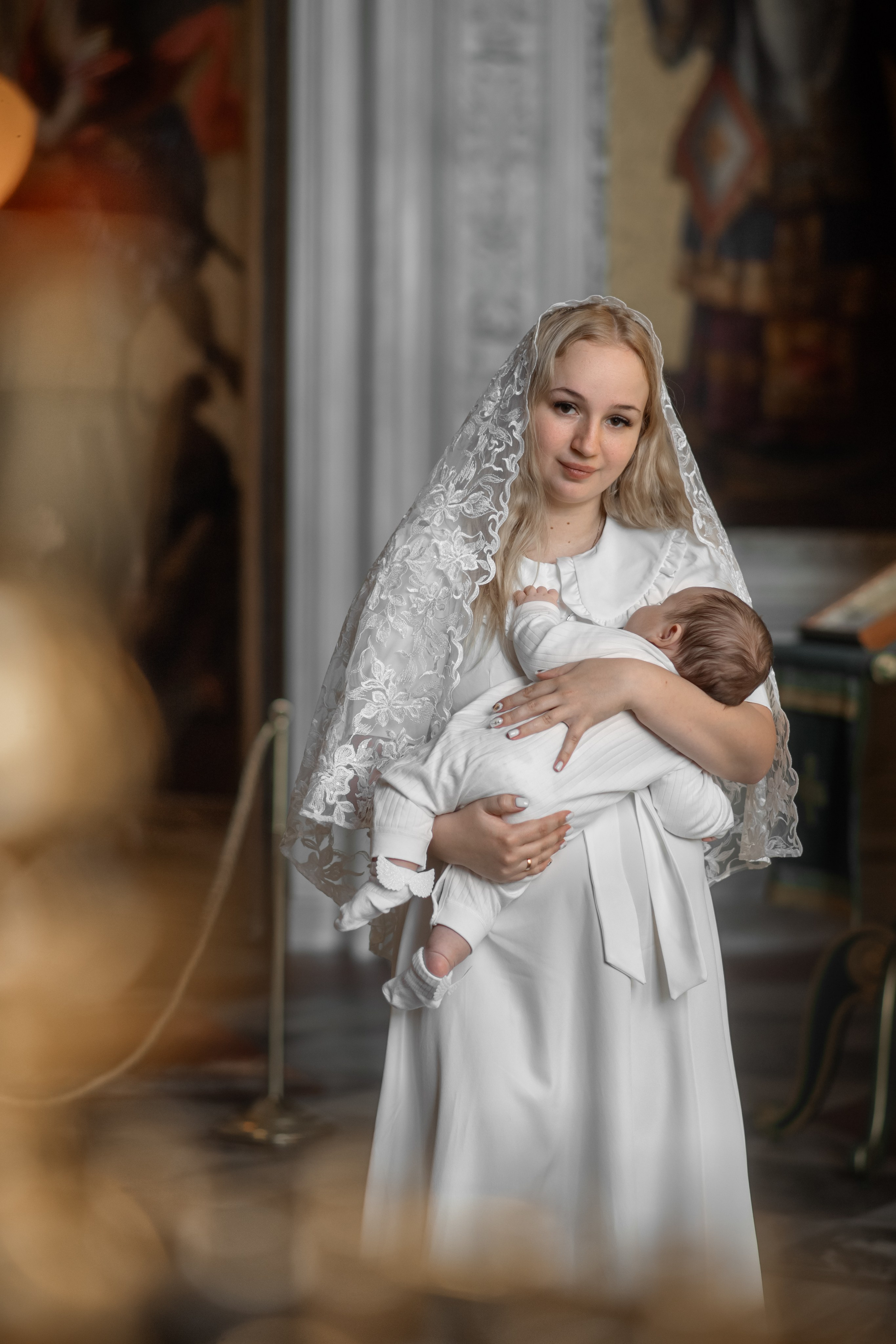 Крещение в Исаакиевском соборе. Фотограф на крещение и венчание, семейный фотограф в Санкт-Петербурге