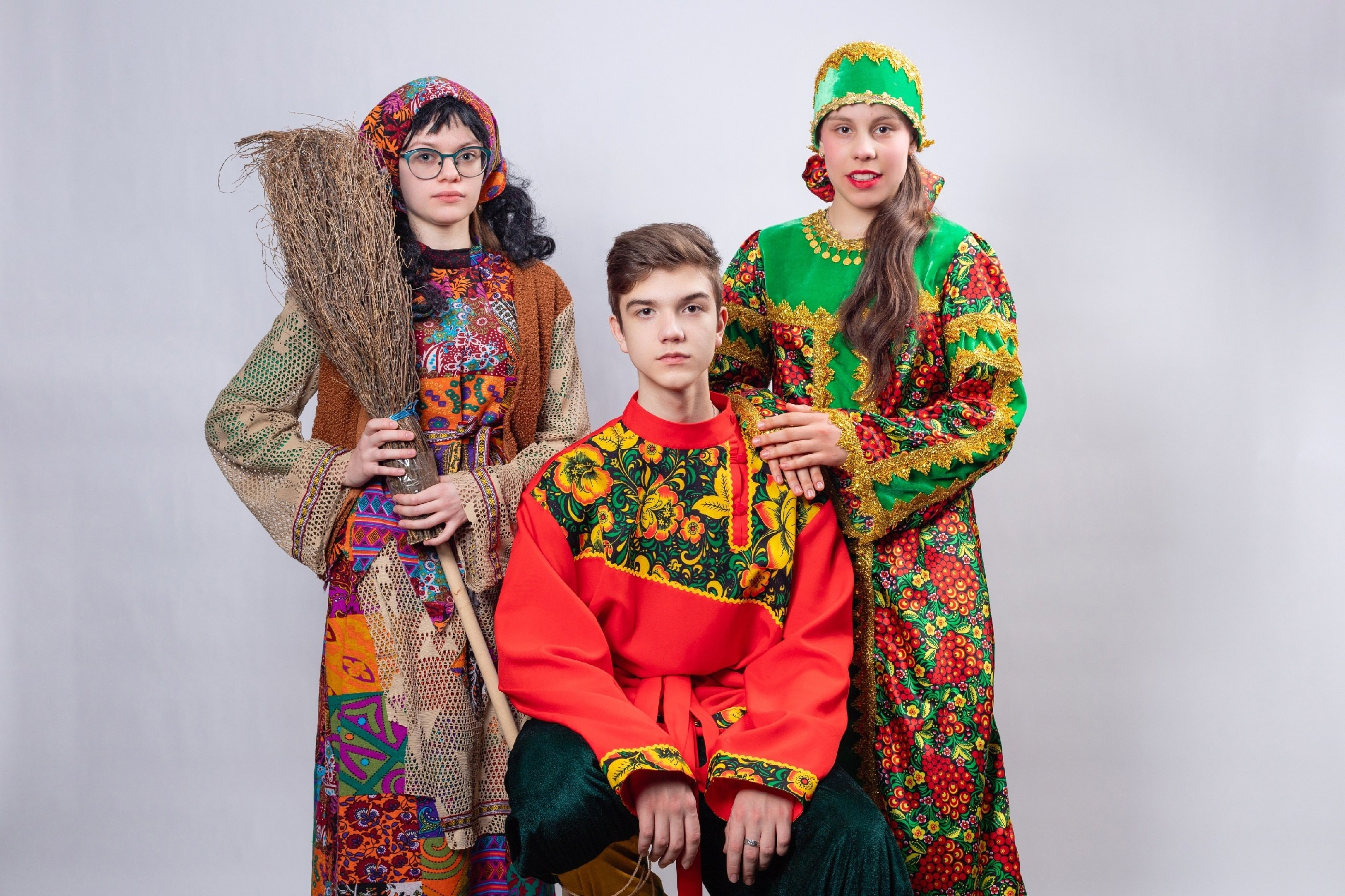 Актёры-аниматоры из программы "Русские сказки" центра творчества "Калейдоскоп" Домодедово.