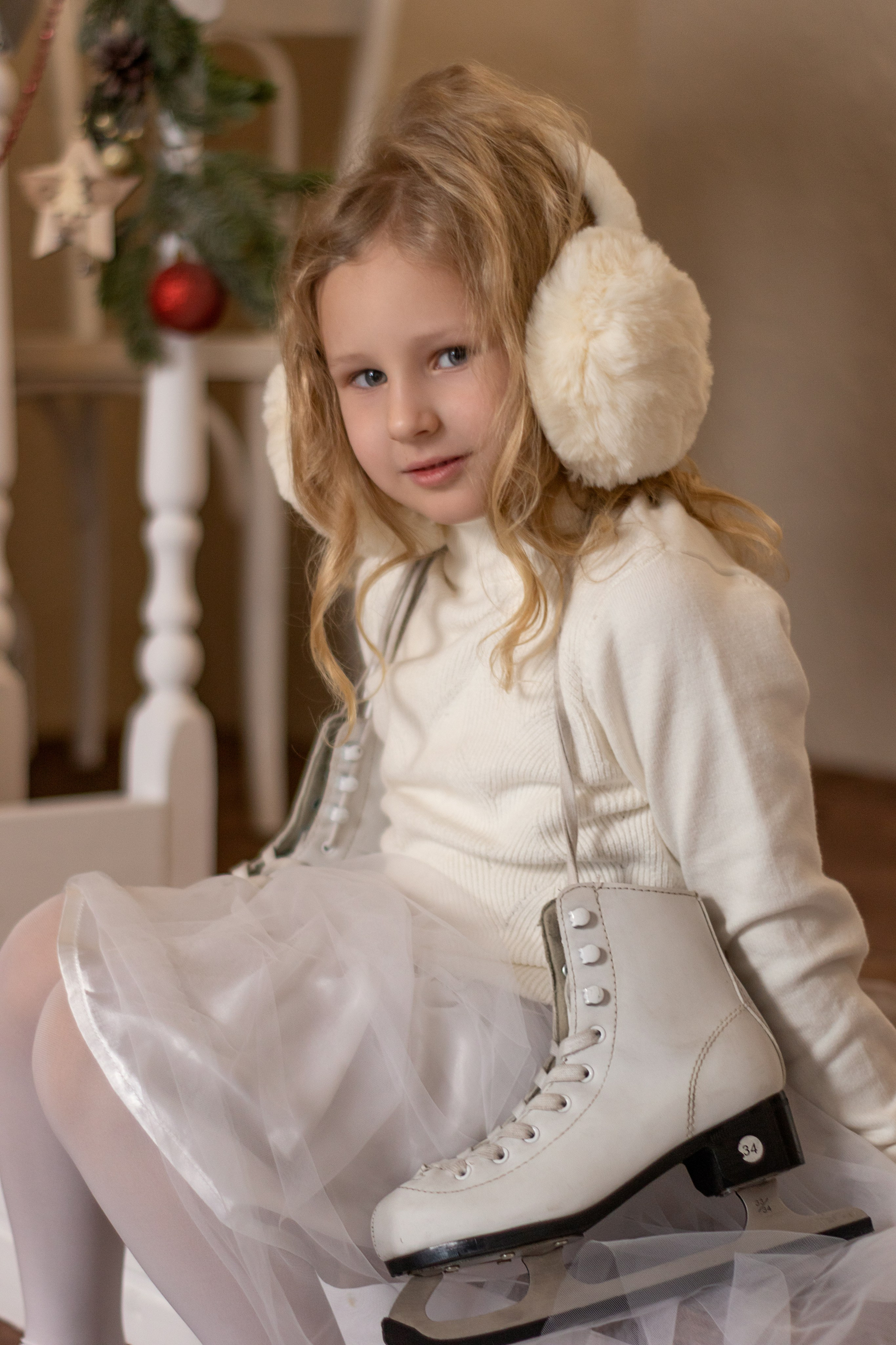 Елизавета и Арина Новогодняя. Детский и семейный фотограф Юлия Полянина