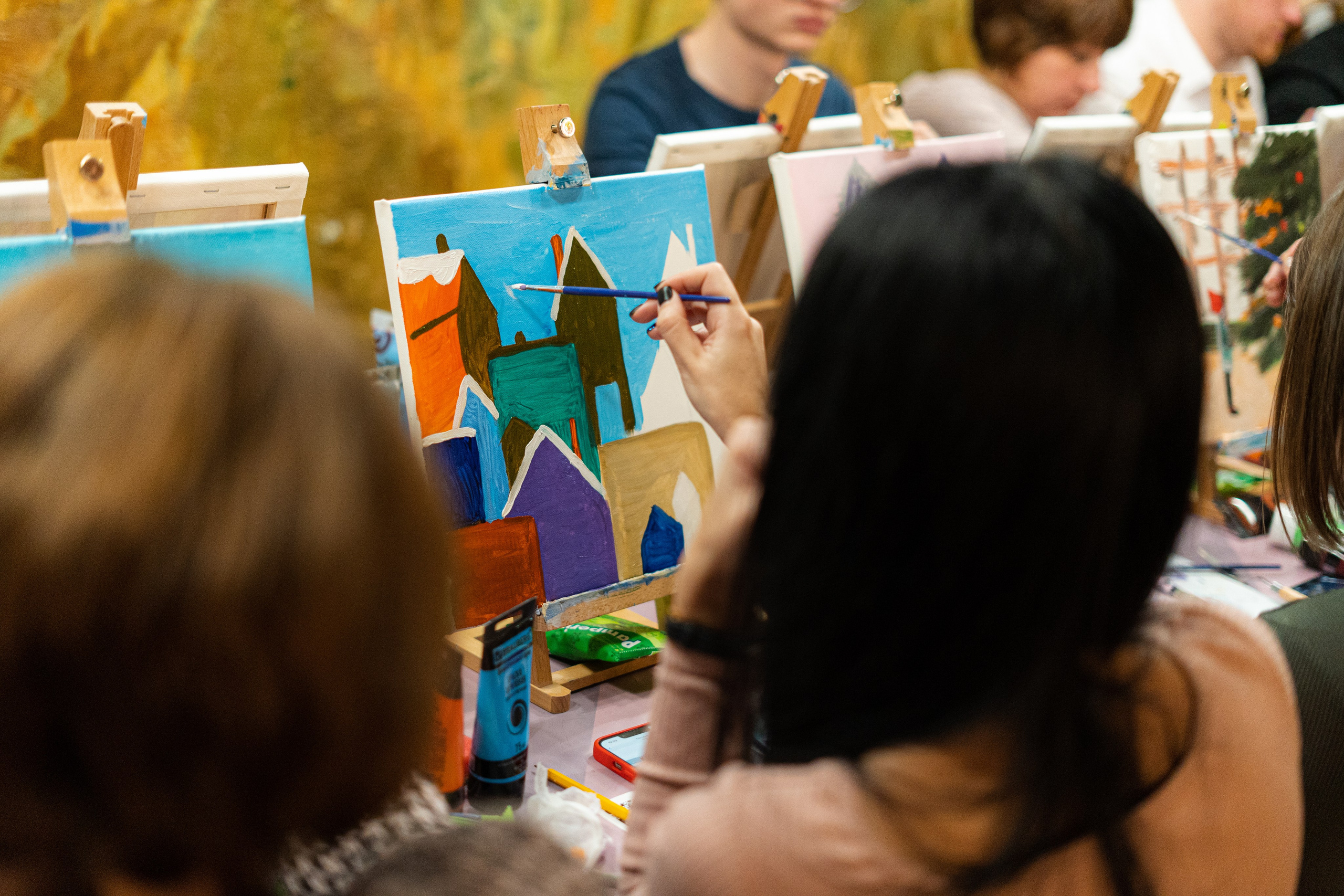 Корпоратив Teach Me Art 2. Портретный фотограф в Москве и Санкт-Петербурге Арина Чех