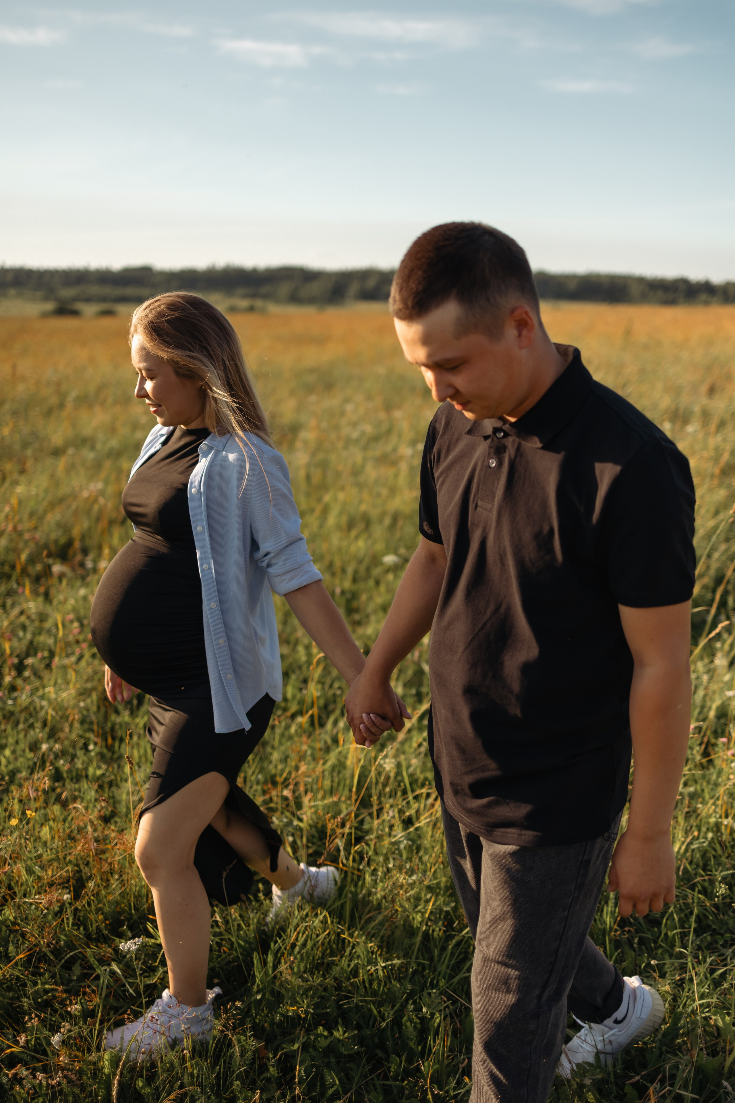Виктория и Айдар. В ожидании. Фотограф Айгуль Габсаматова Октябрьский