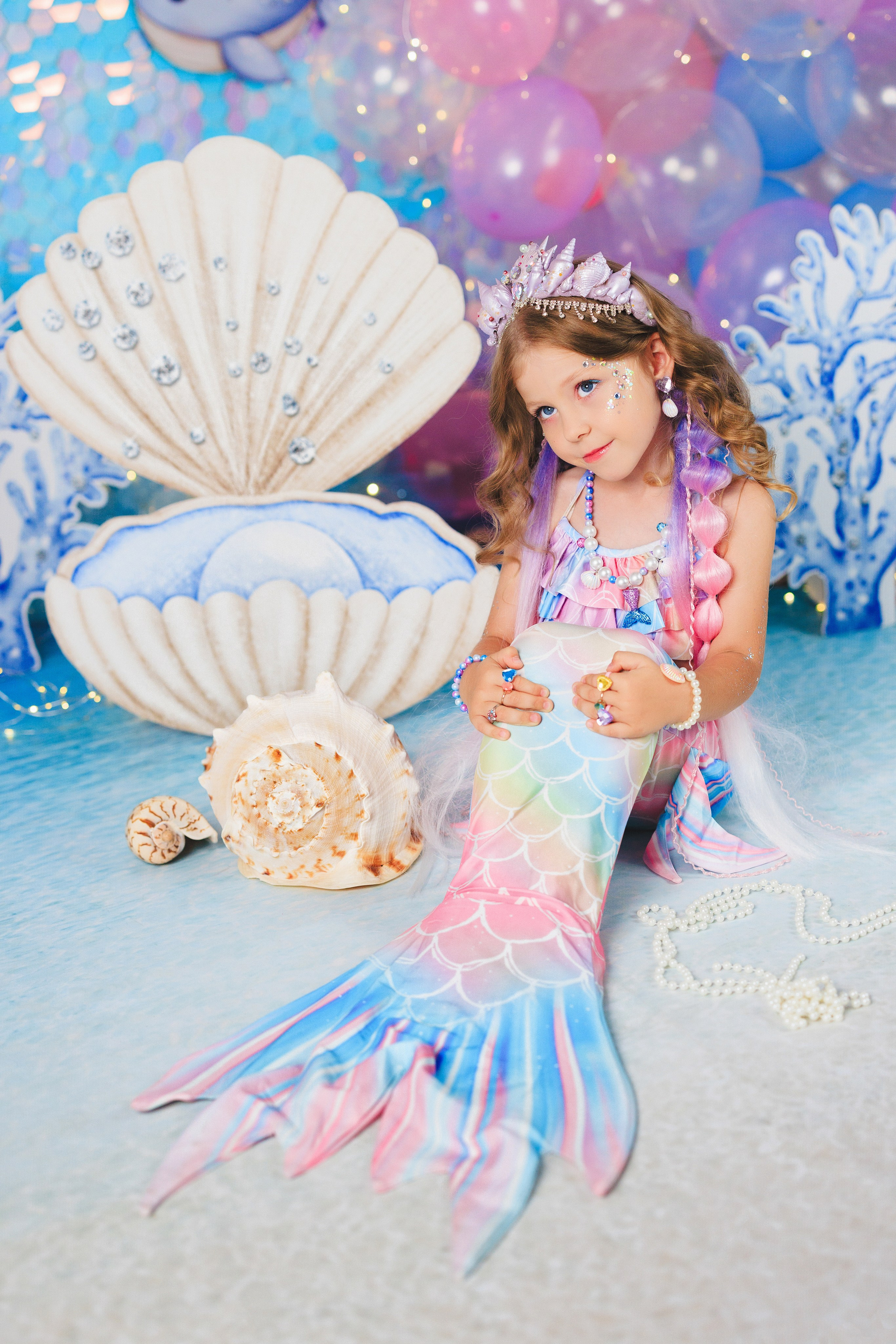 Детская фотосессия в образе «РУСАЛОЧКА», город Краснодар. Семейный и детский фотограф в Краснодаре Анна Трашкова