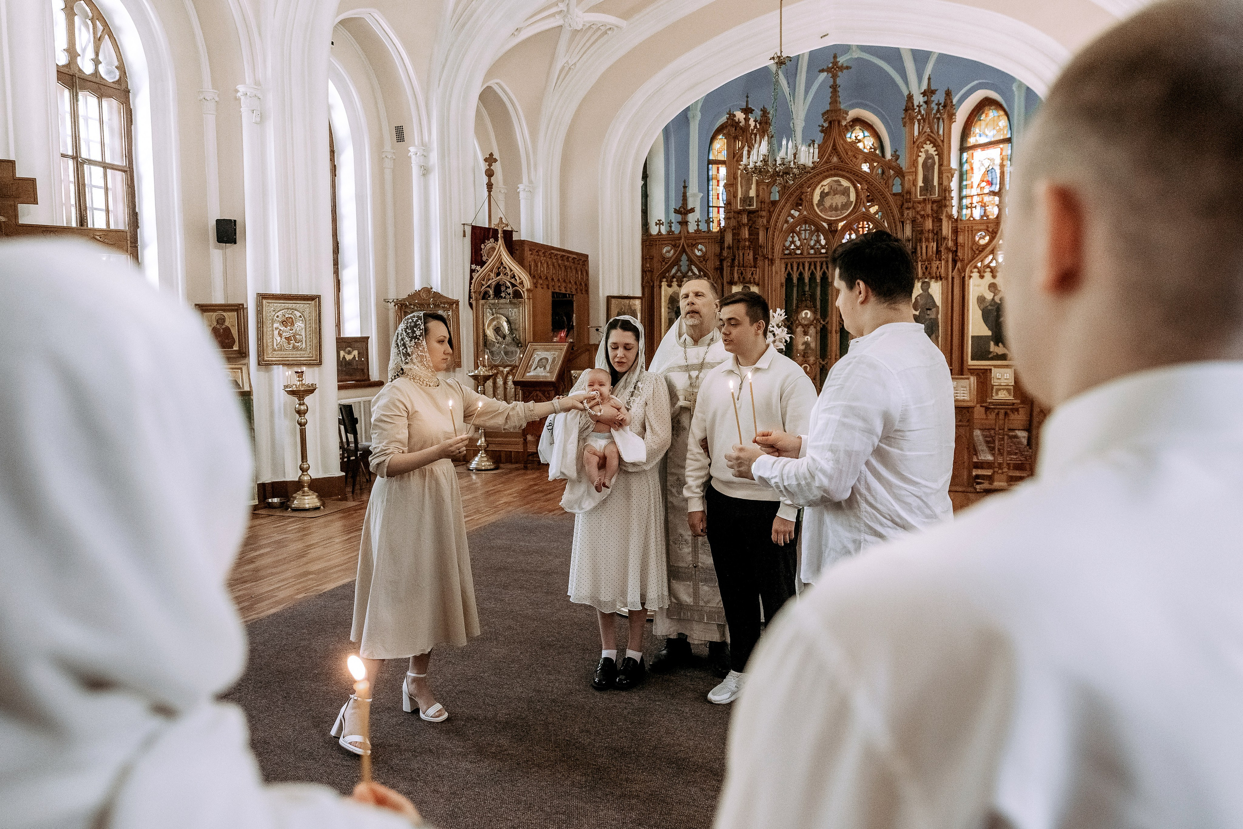 Съемка в храмах. Таинства Крещения и Венчания. Семейный Фотограф Иванова Натали, Санкт-Петербург