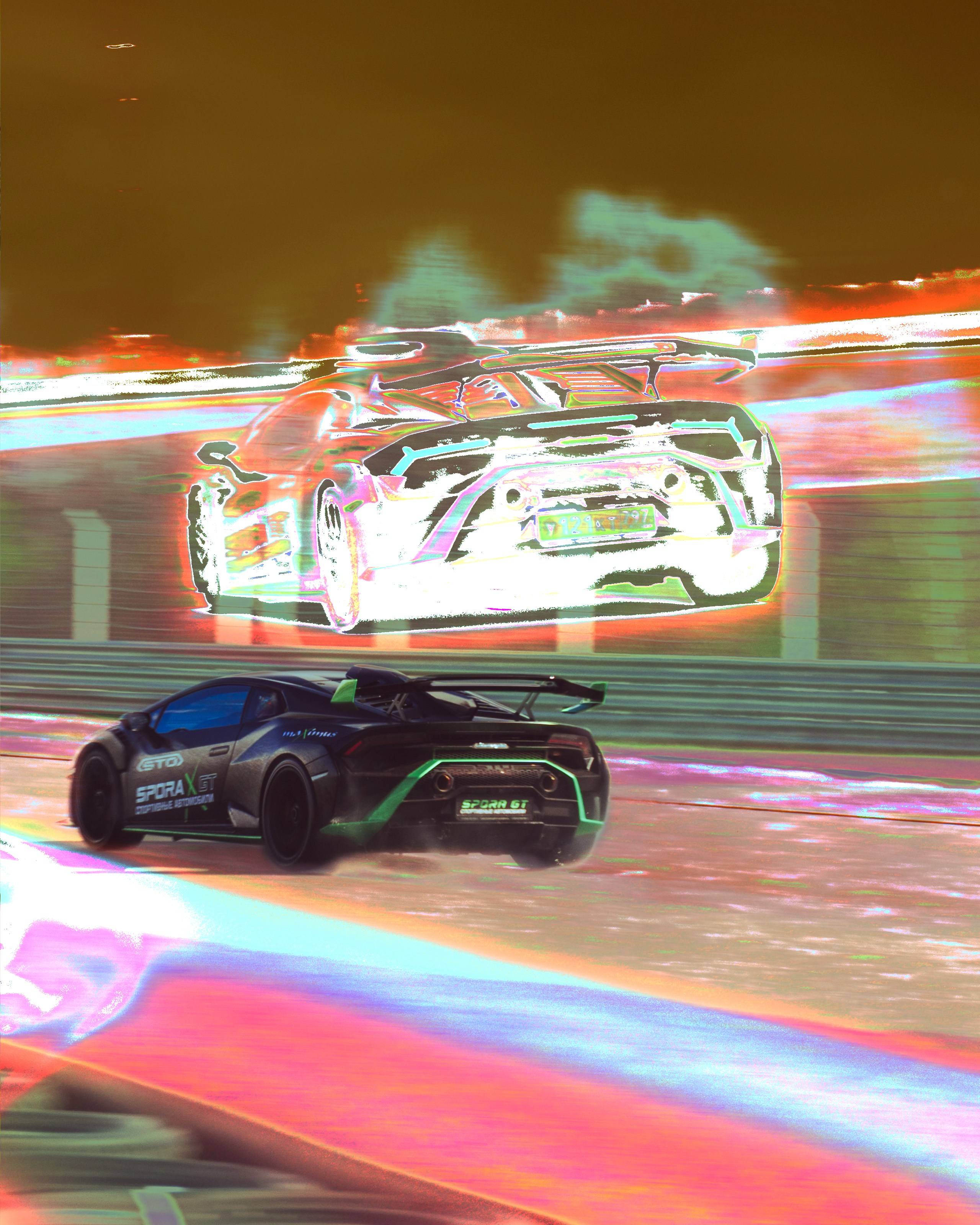 Lambva (Lamborghini Huracan STO). Автомобильный и коммерческий фотограф Москва