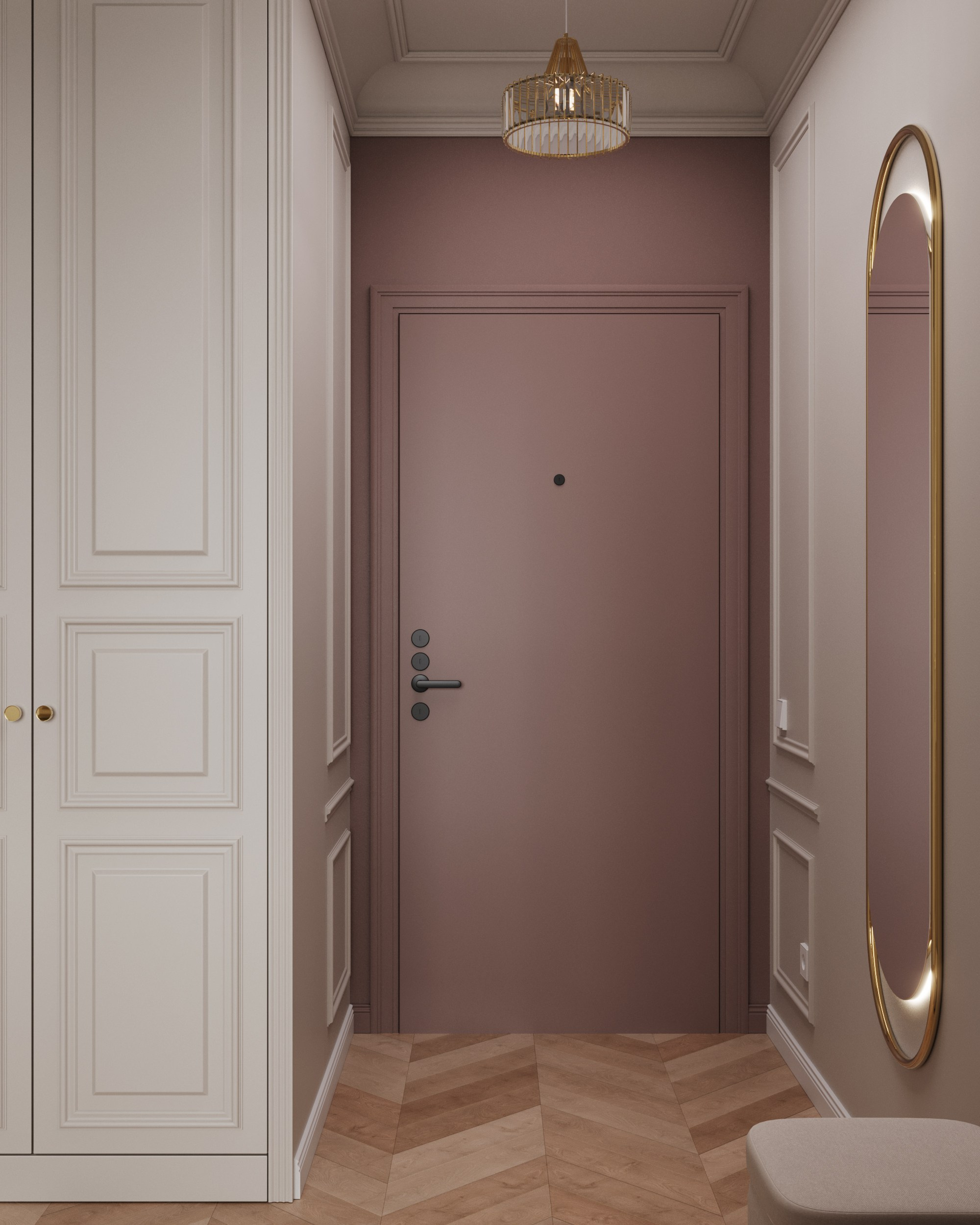 Неоклассика — квартира студия