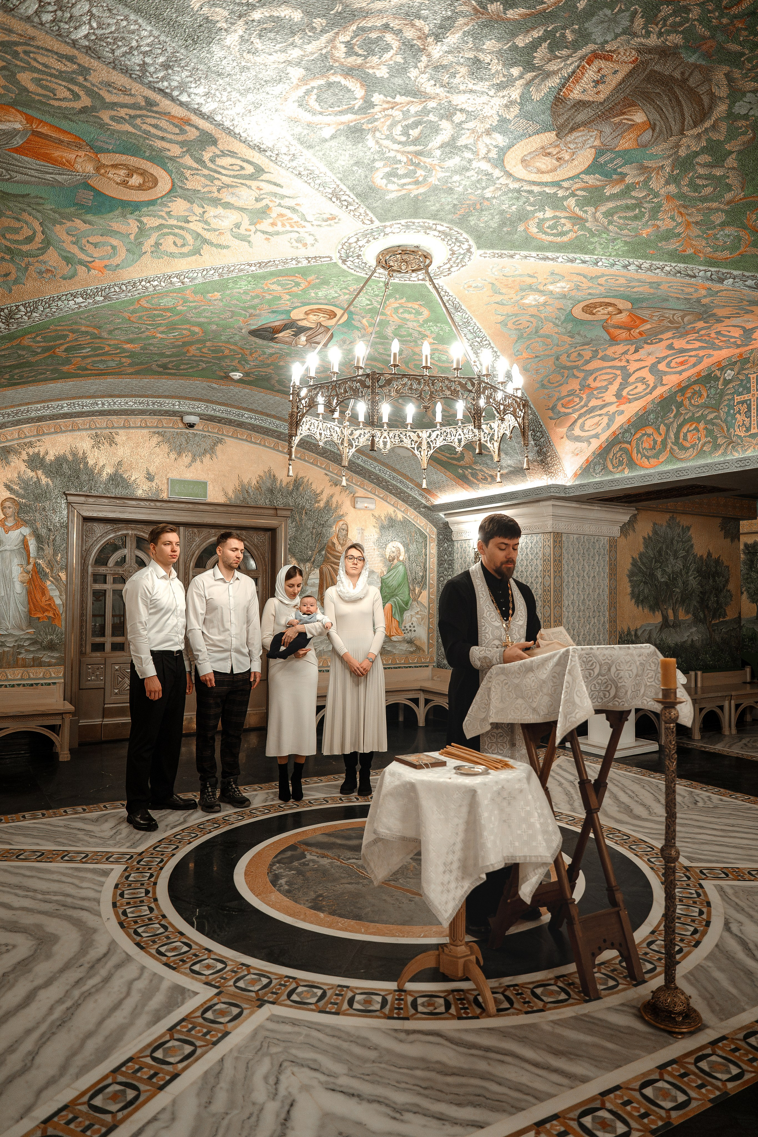 фотограф на крещение в Сретенском монастыре