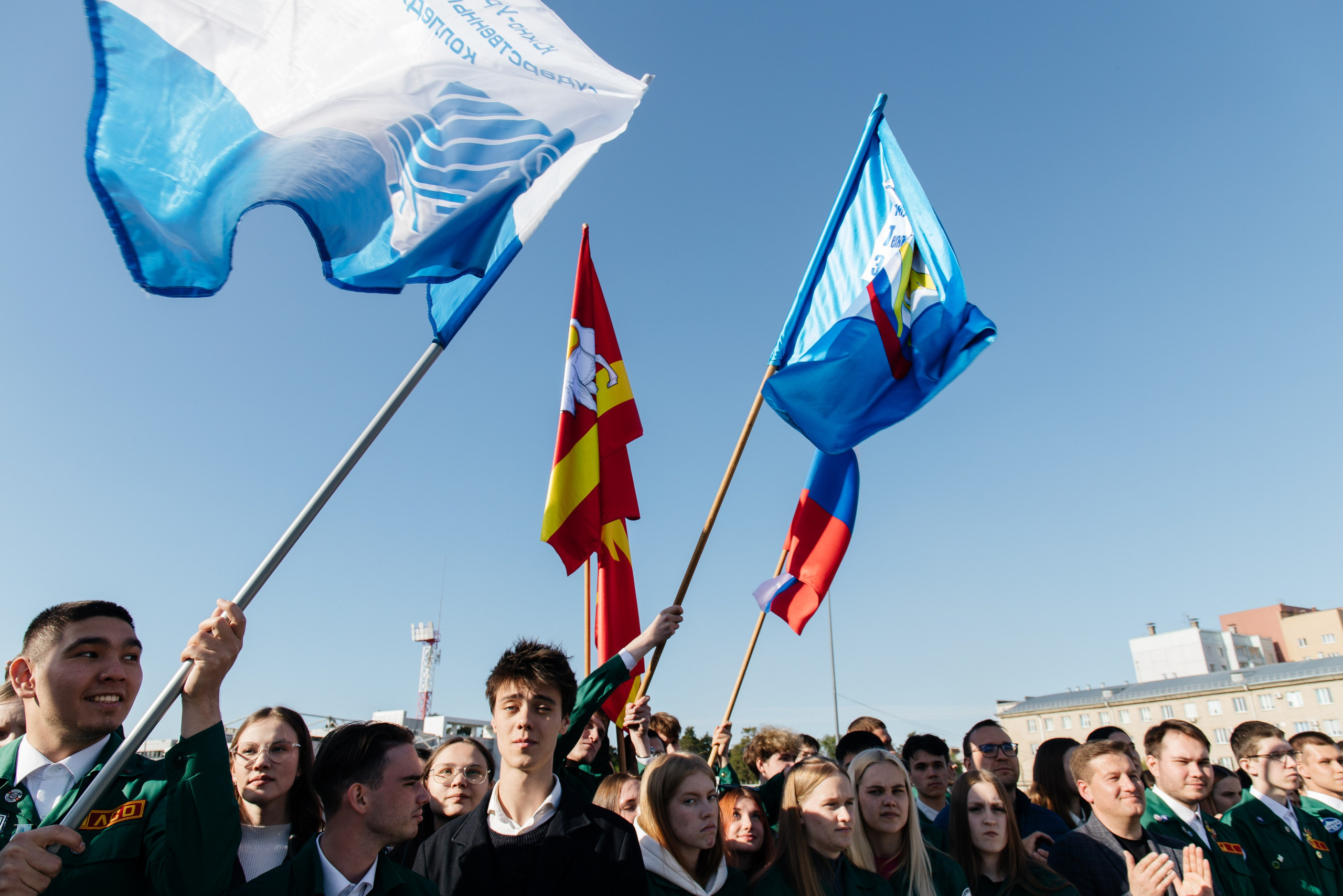 Открытие трудового семестра студенческих отрядов Челябинской области. Фотограф Елена Балакина (Челябинск)