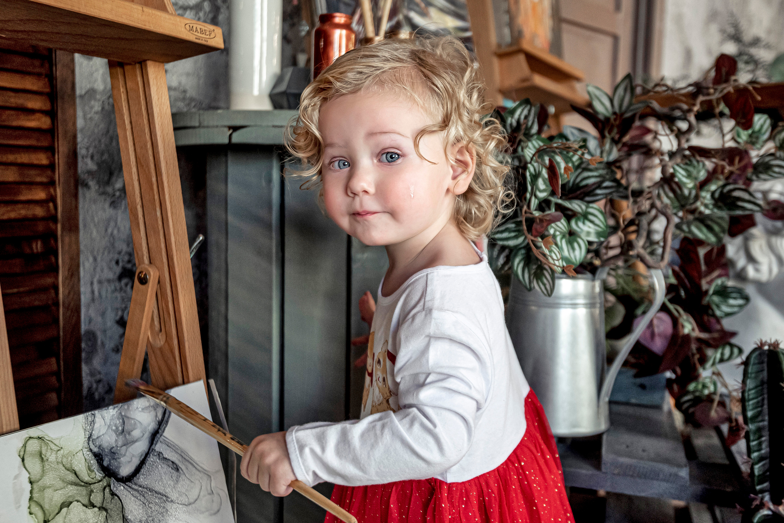 Детская фотосессия в новогодней фотостудии. Свадебный фотограф Наталья Немцева в Санкт-Петербурге