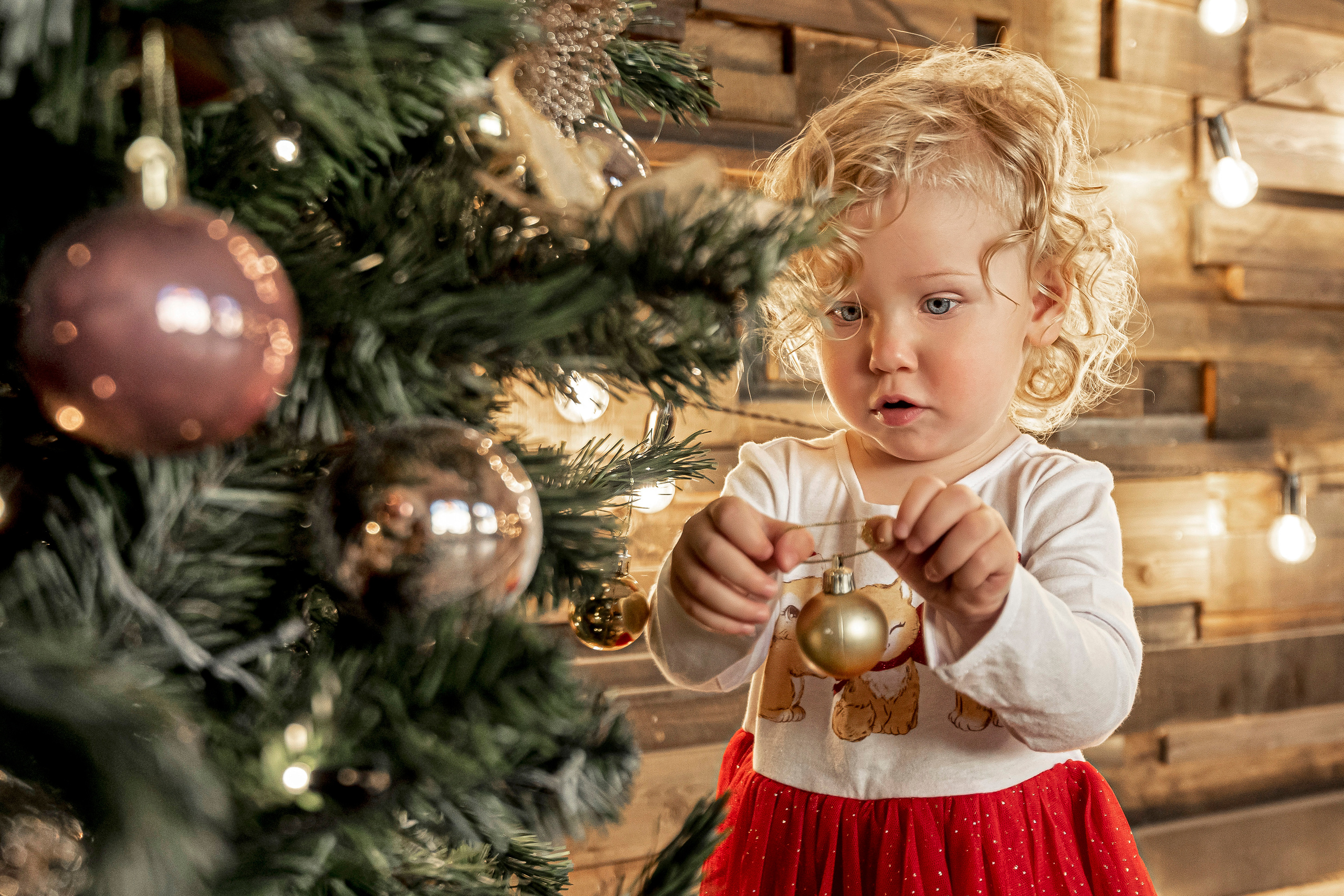 Детская фотосессия в новогодней фотостудии. Свадебный фотограф Наталья Немцева в Санкт-Петербурге