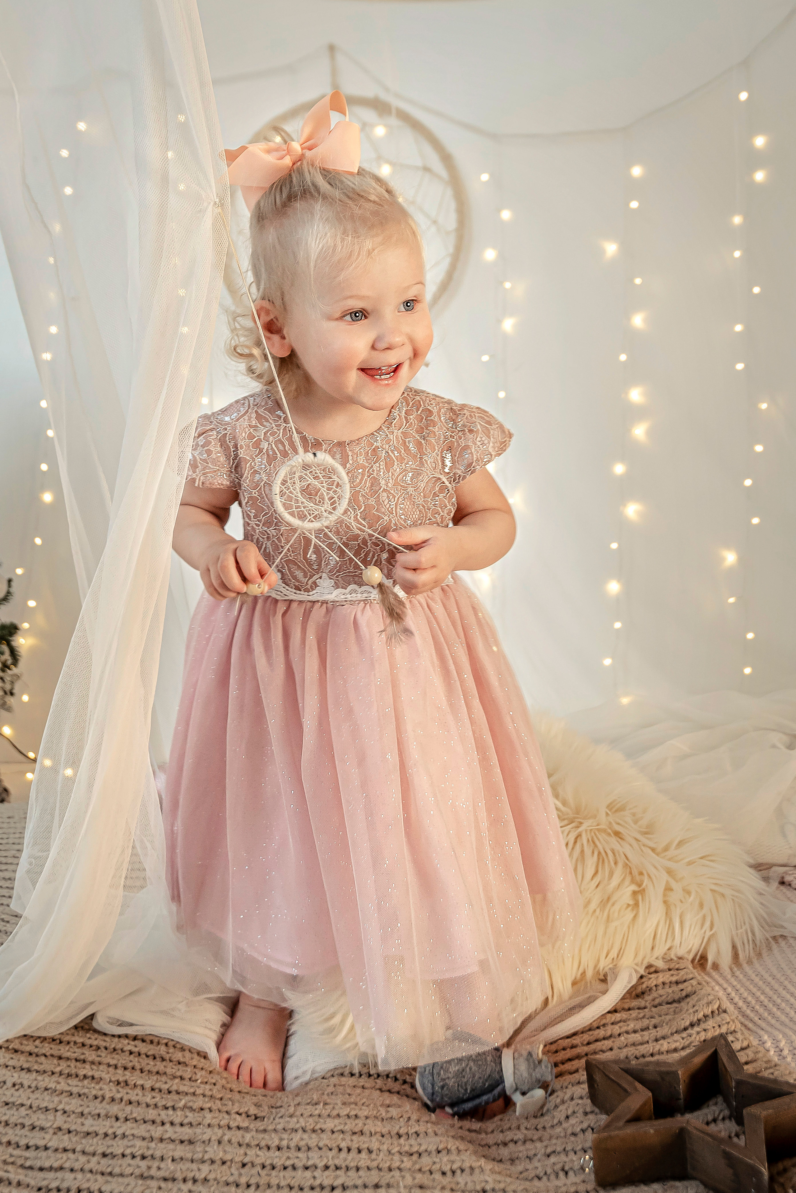 Детская фотосессия в новогодней фотостудии. Свадебный фотограф Наталья Немцева в Санкт-Петербурге