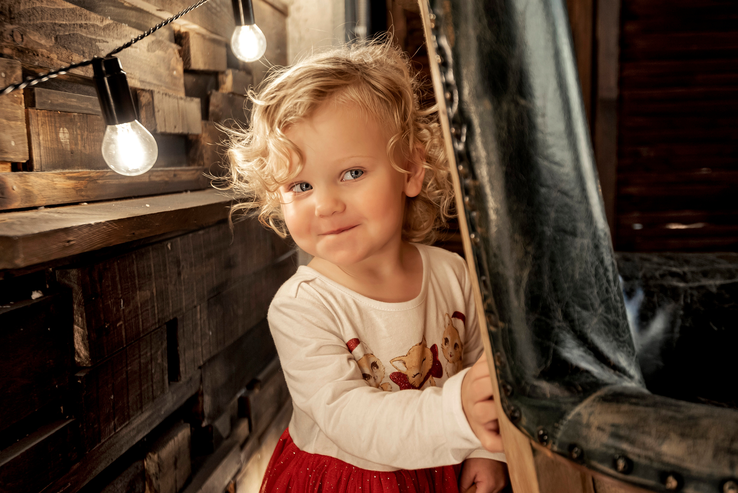 Детская фотосессия в новогодней фотостудии. Свадебный фотограф Наталья Немцева в Санкт-Петербурге