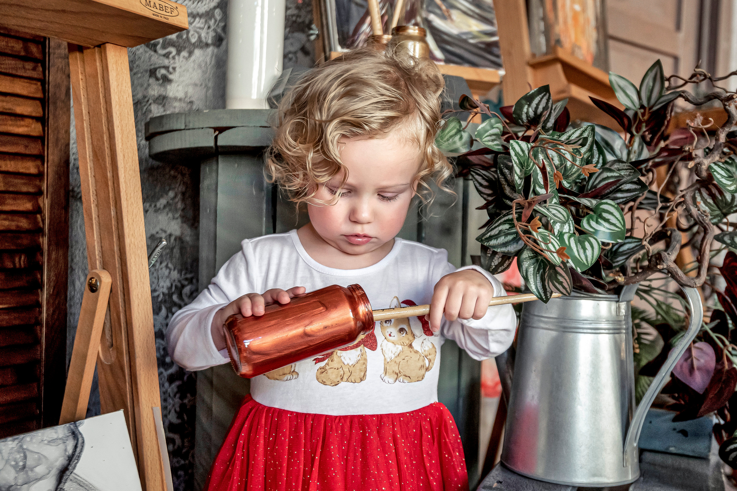 Детская фотосессия в новогодней фотостудии. Свадебный фотограф Наталья Немцева в Санкт-Петербурге