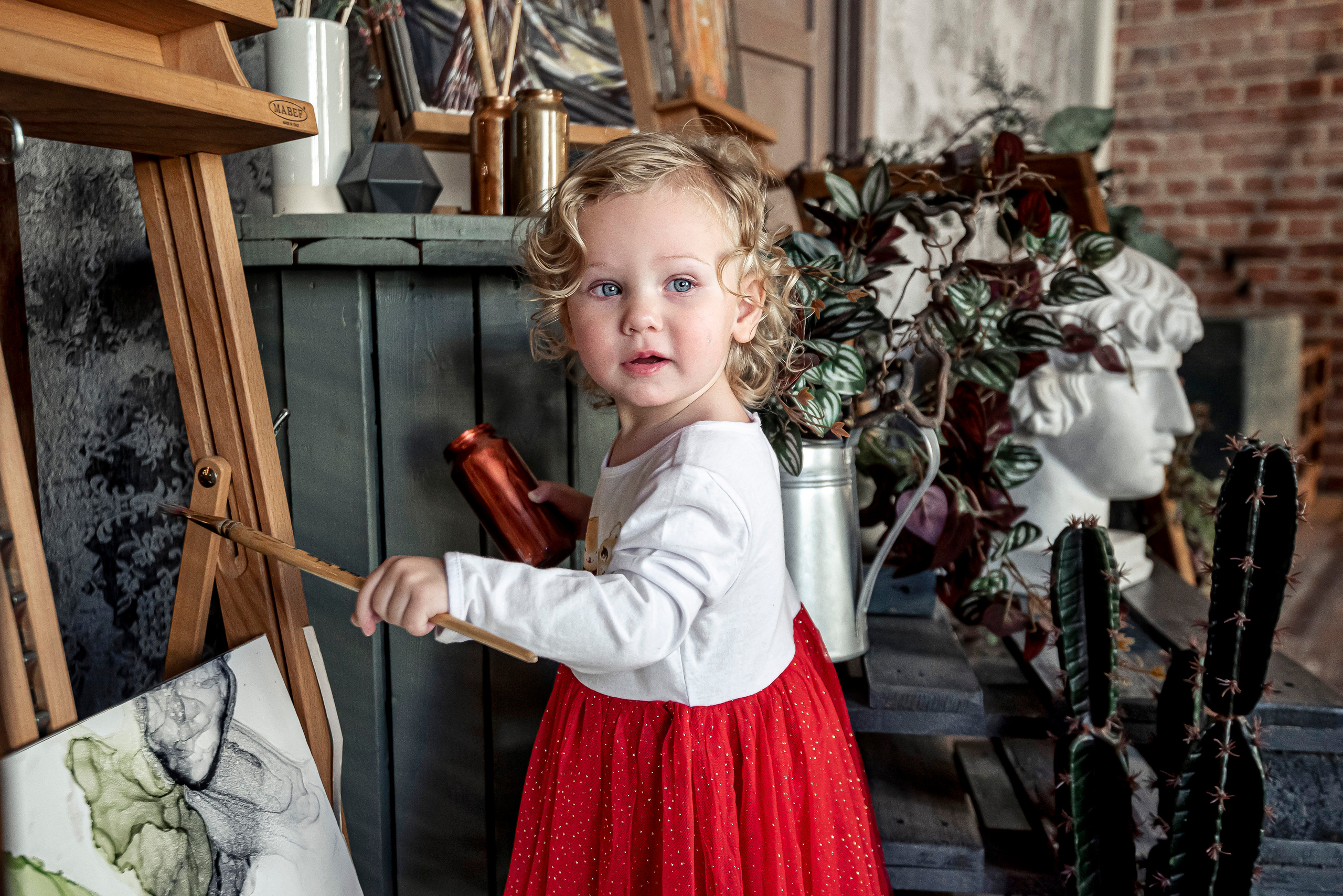 Детская фотосессия в новогодней фотостудии. Свадебный фотограф Наталья Немцева в Санкт-Петербурге