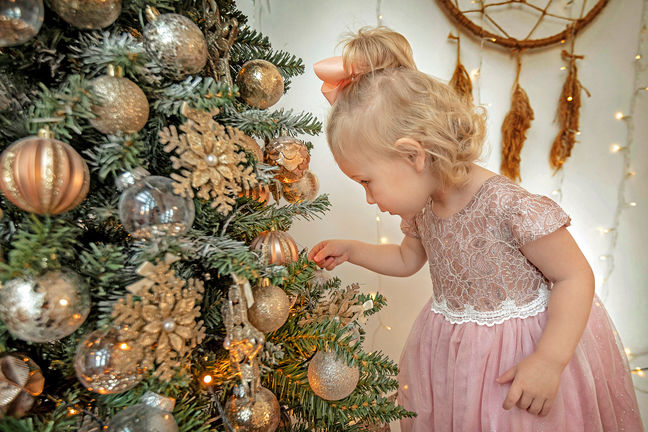 Детская фотосессия в новогодней фотостудии. Свадебный фотограф Наталья Немцева в Санкт-Петербурге