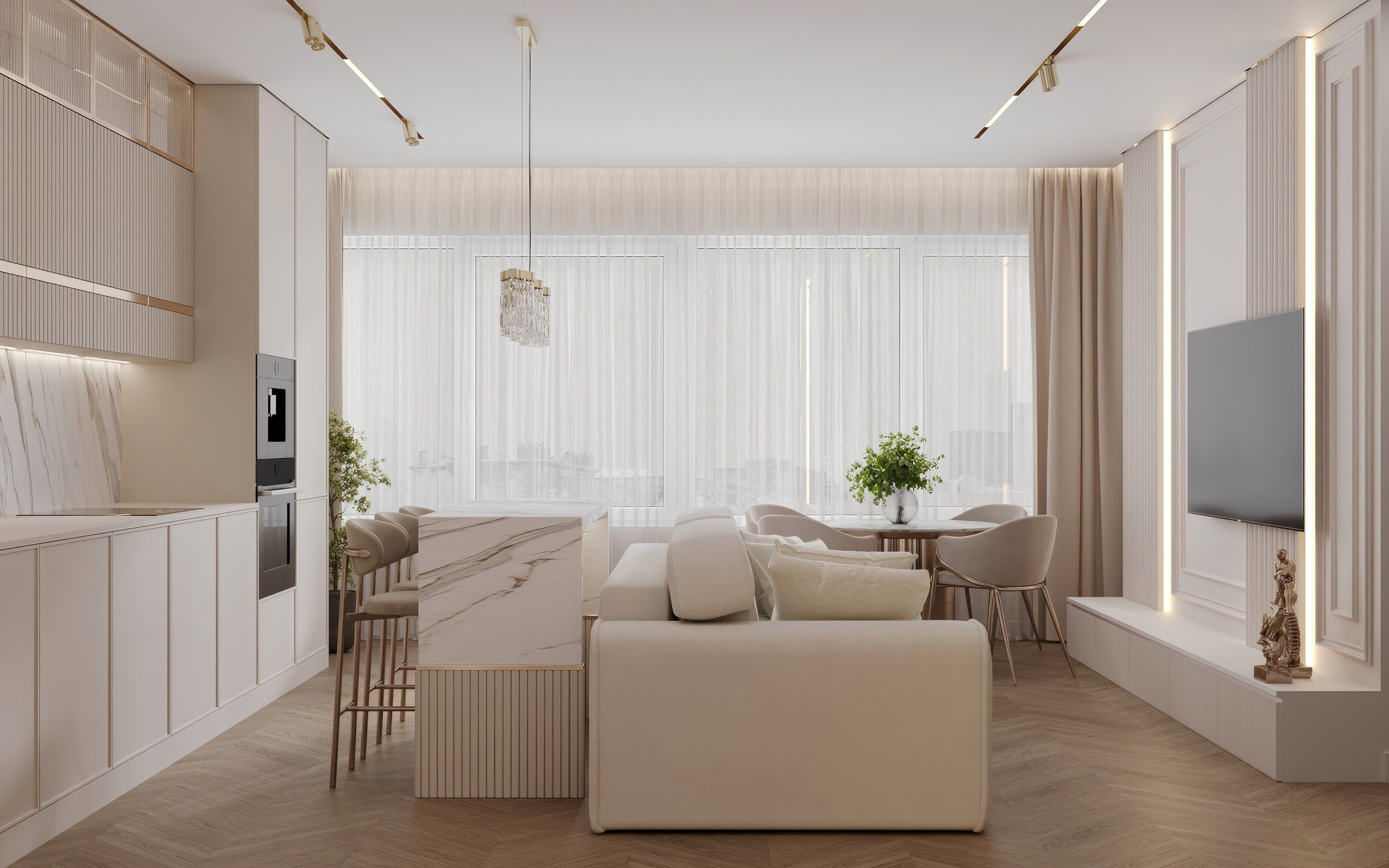 ЖК Чижи | квартира 76 м². СОФИЯ КУПЦОВА — дизайнер интерьеров, г. Красноярск