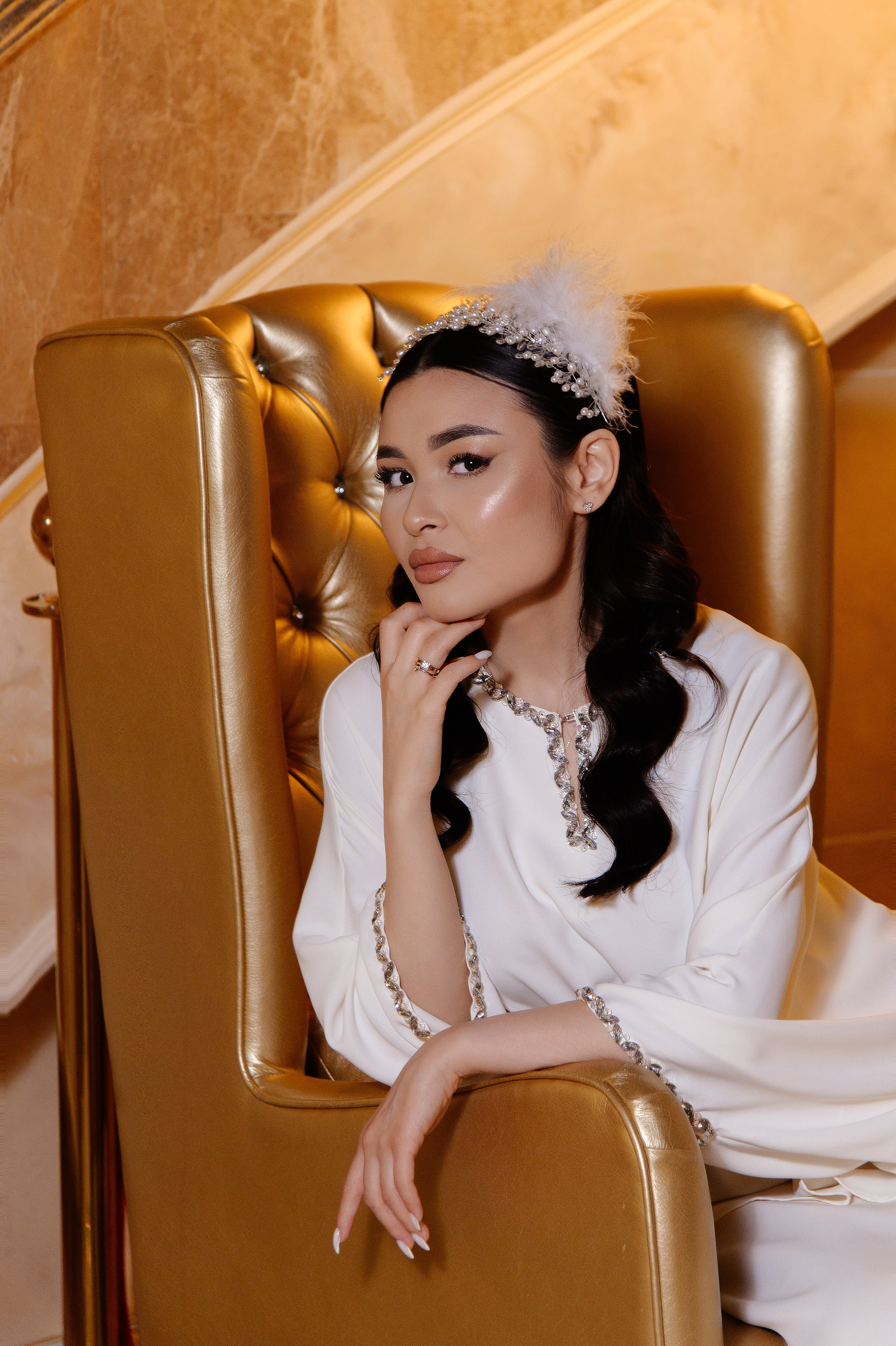 Камила — Сырга салу в Аристе (Караганда). Свадебный фотограф Караганда