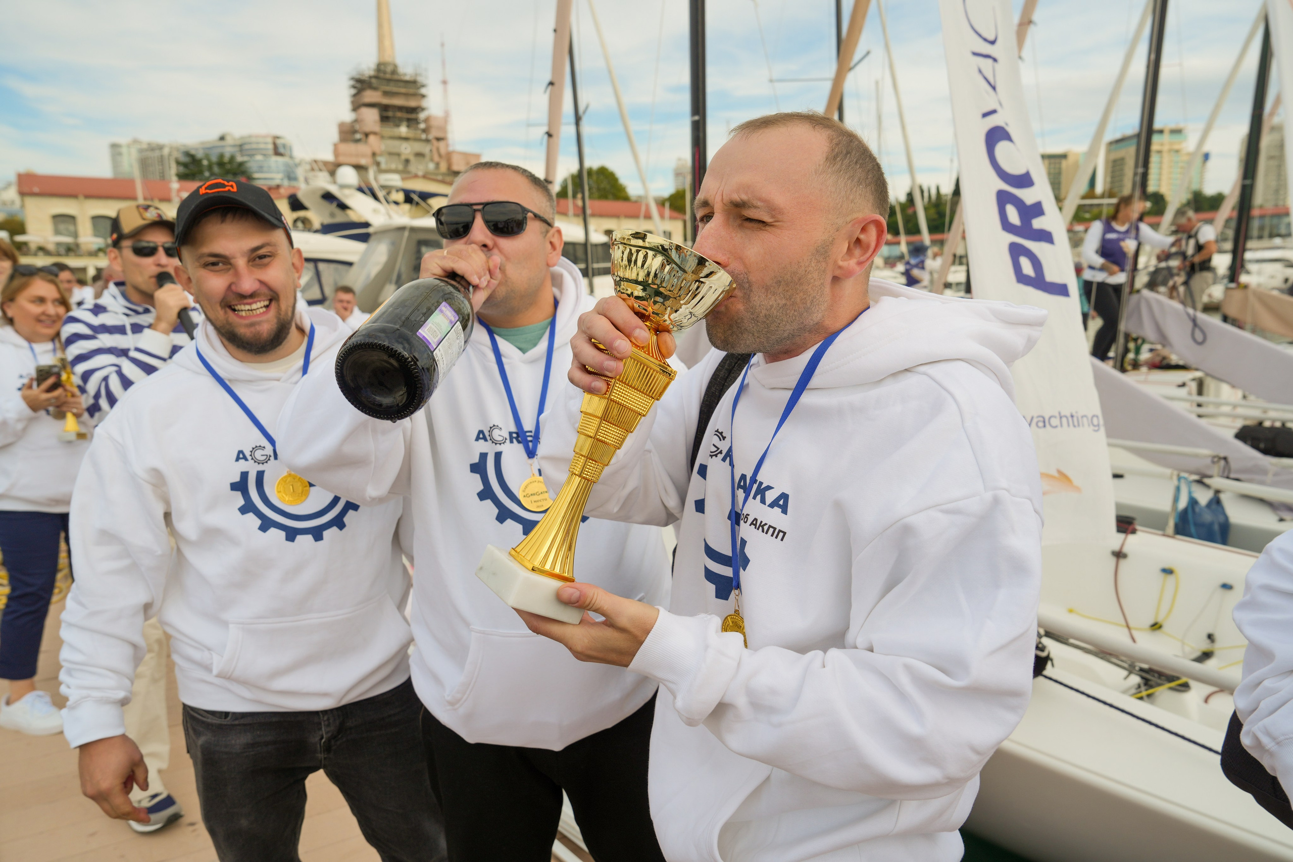 Яхтенная регата для компании Агрегатка. Репортажный фотограф в Красной Поляне и Сочи Павлюченко Екатерина